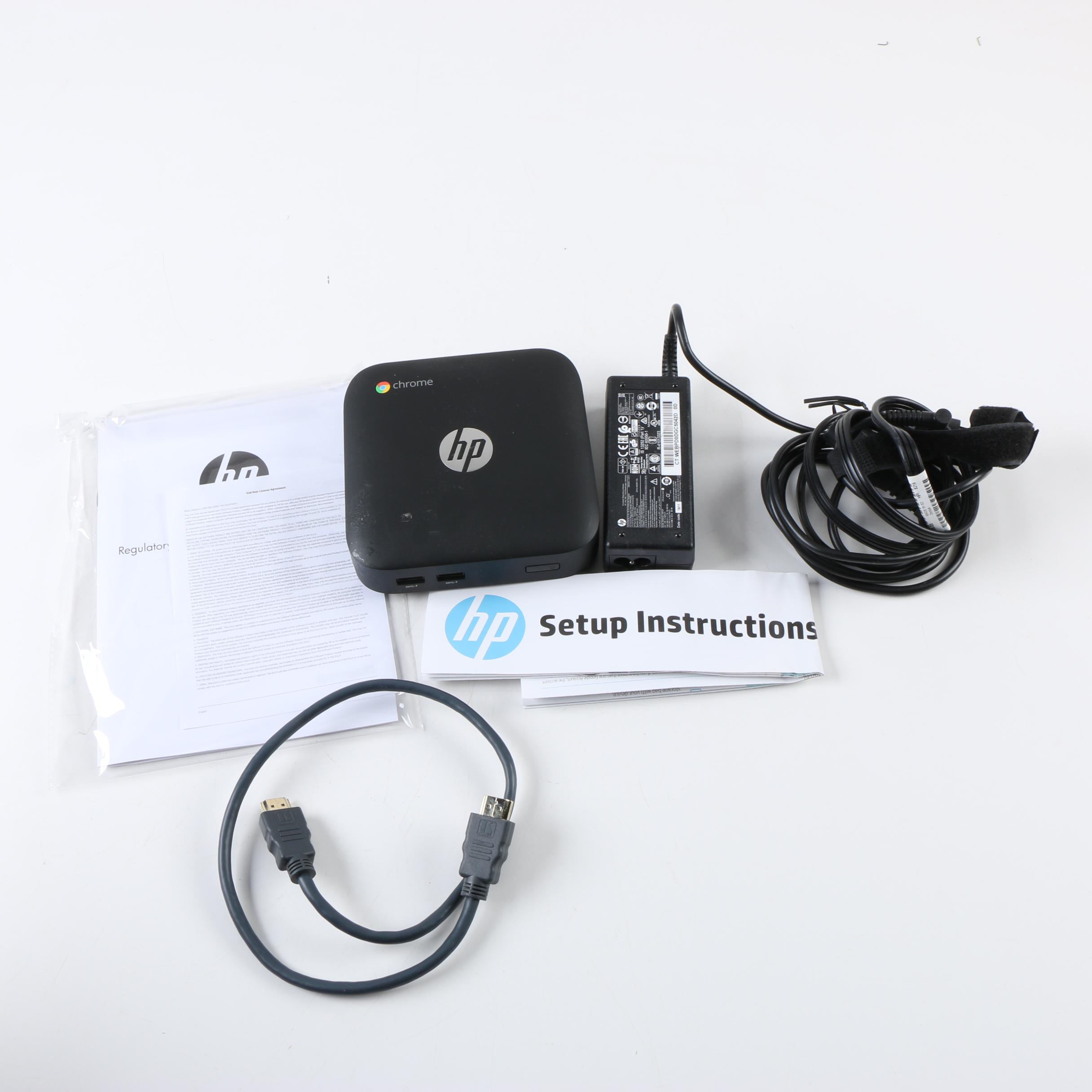 HP Chromebox with Manual