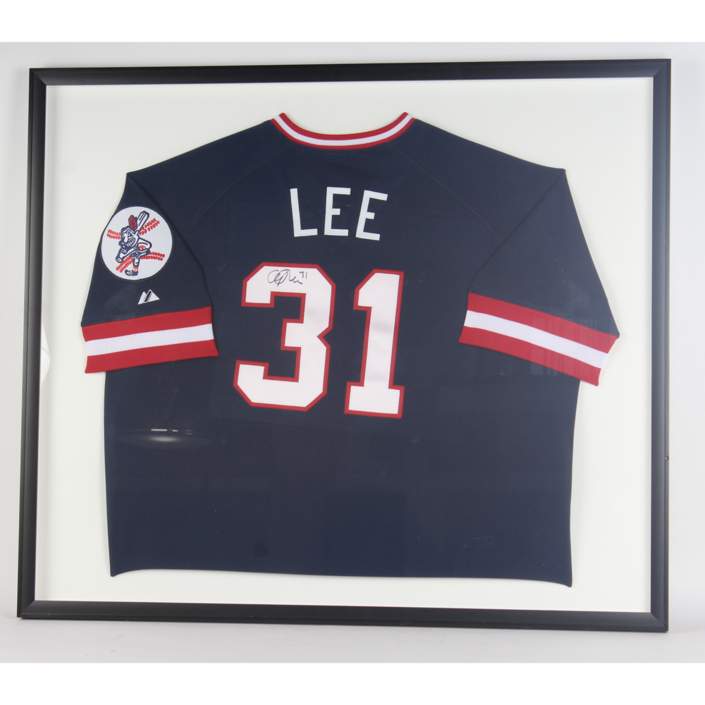 Cliff Lee Autographed Cleveland Indians Baseball Jersey