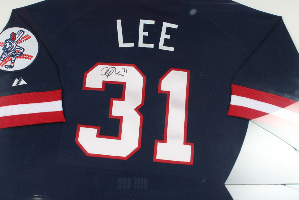 Cliff Lee Autographed Cleveland Indians Baseball Jersey