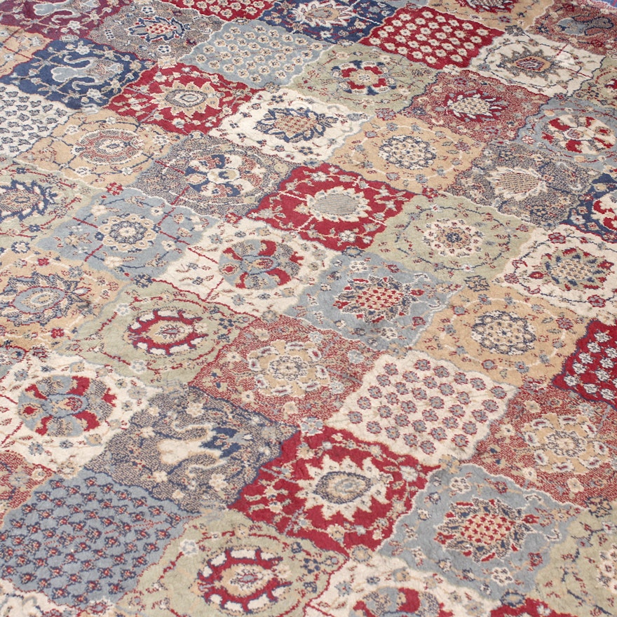 Machine Knotted Bakhtiari Style Room Size Rug by Ariana