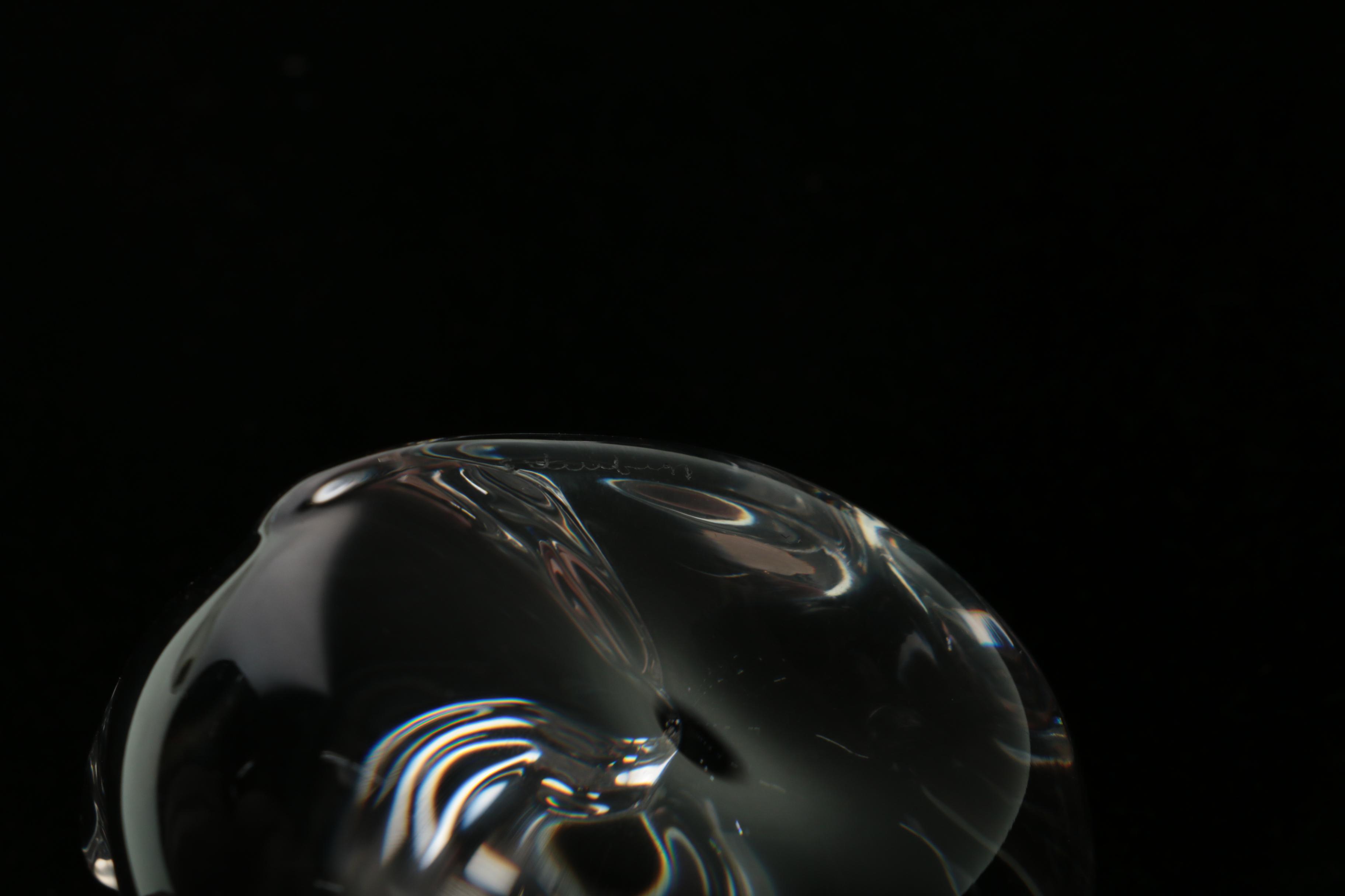 Steuben Glass and Vintage Bleikristall Cat Figurines