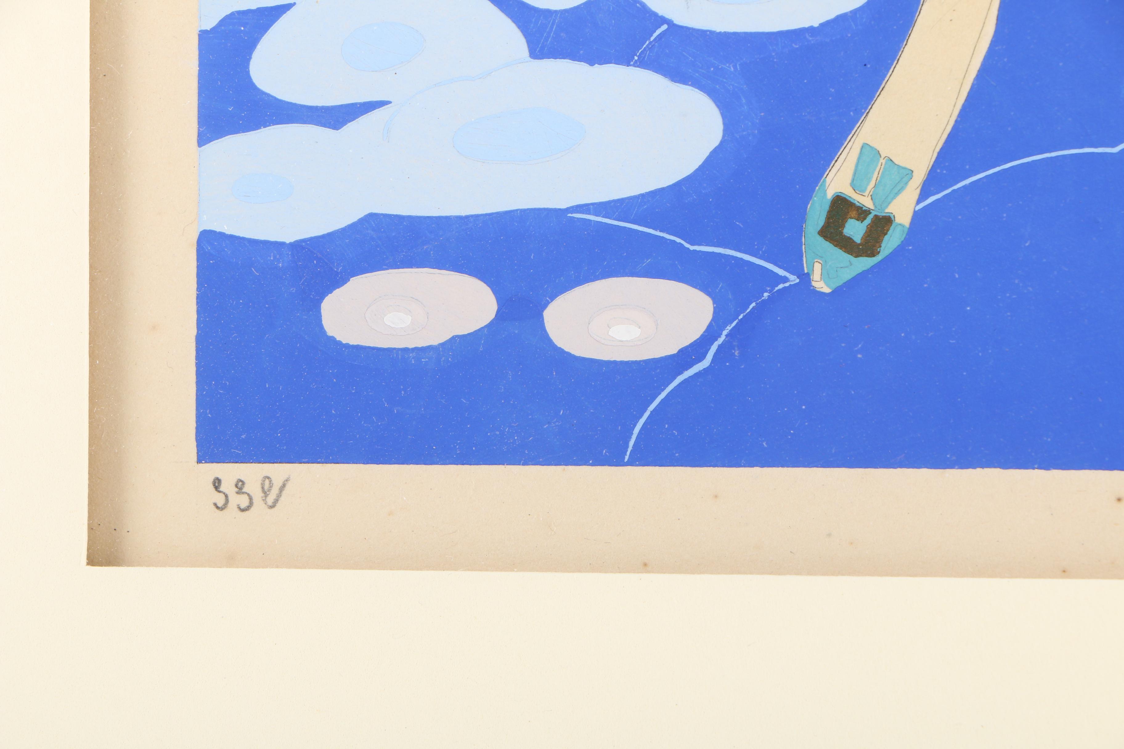 Umberto Brunelleschi Pochoir "The Duet"