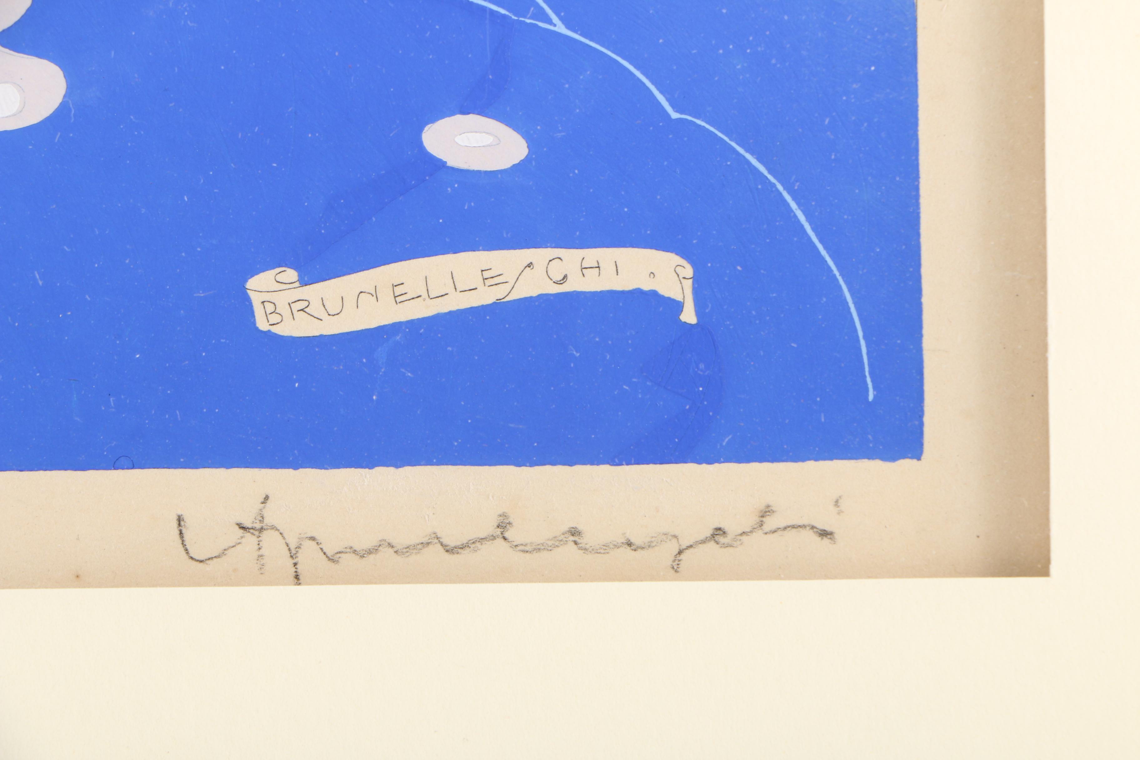 Umberto Brunelleschi Pochoir "The Duet"