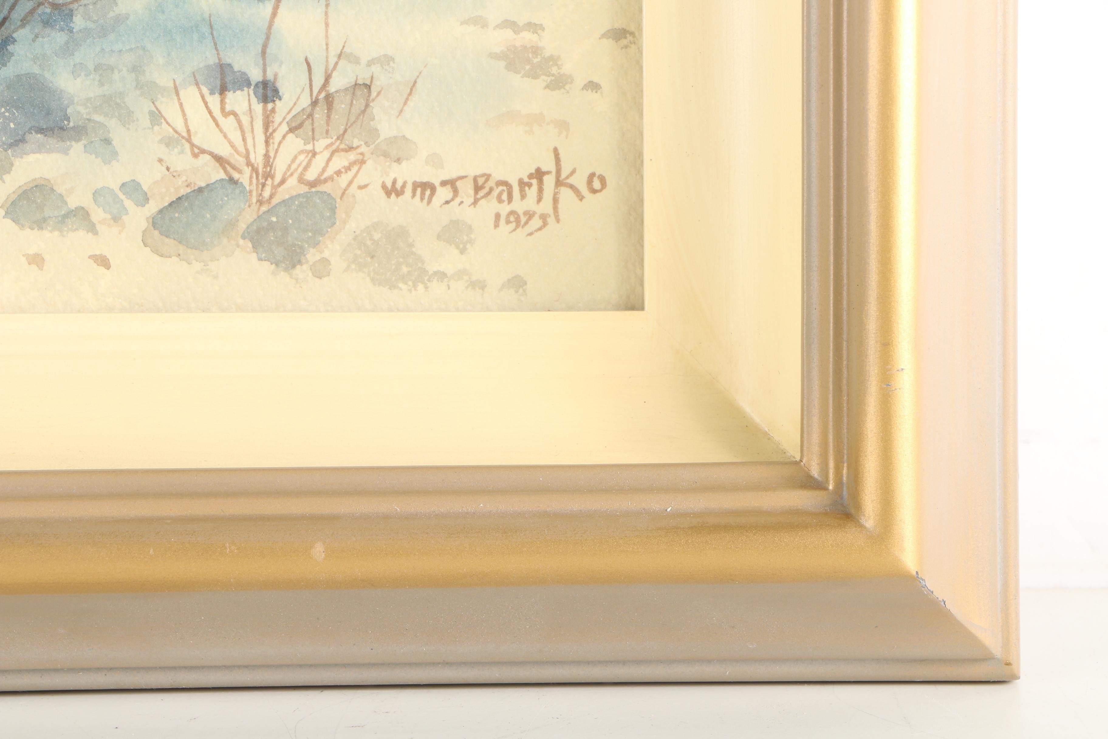 William J. Bartko Watercolor Painting