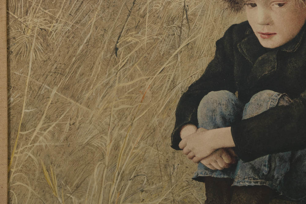 Lithograph After Andrew Wyeth "Faraway"