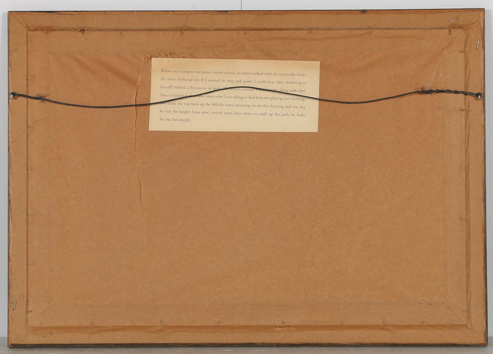 Lithograph After Andrew Wyeth "Faraway"