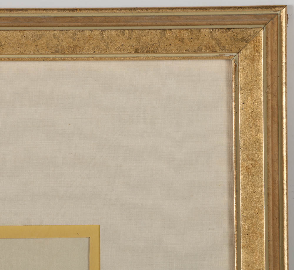 Kawarazaki Shodo Woodblock "Chrysanthemums"