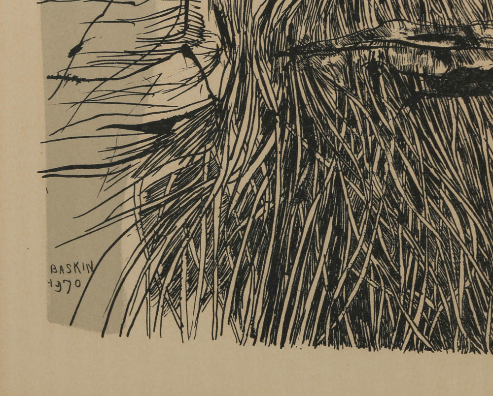 Leonard Baskin Lithograph