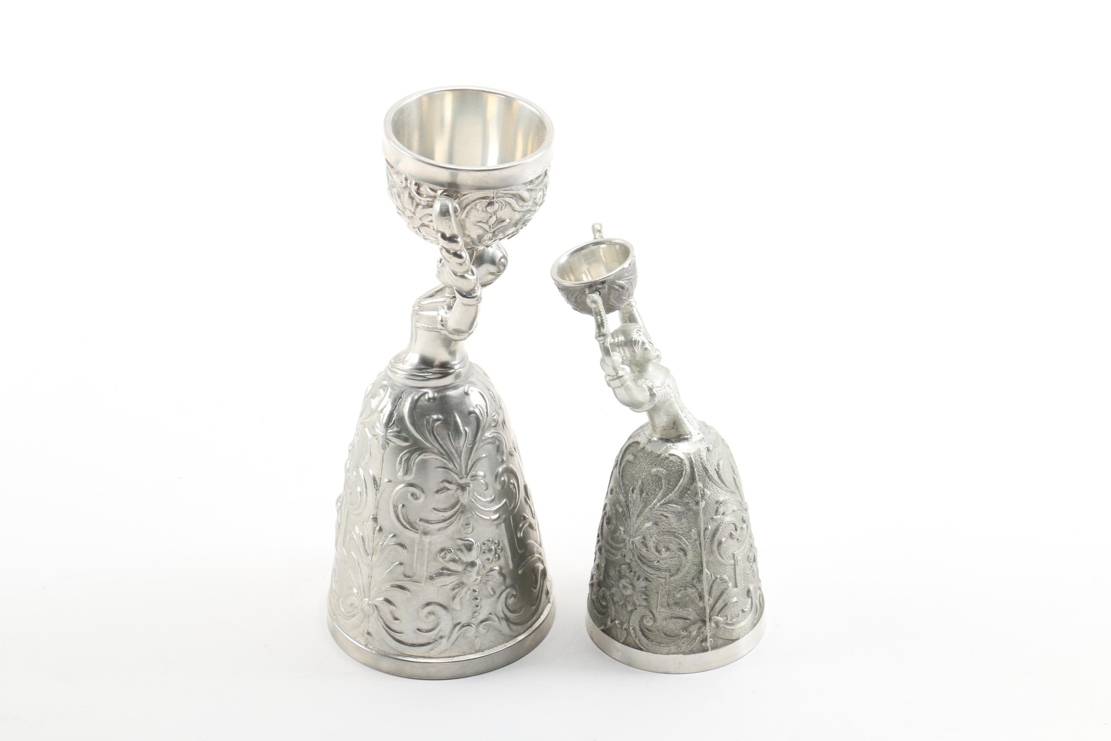 German Wedding Cups and Pewter Mug Collection