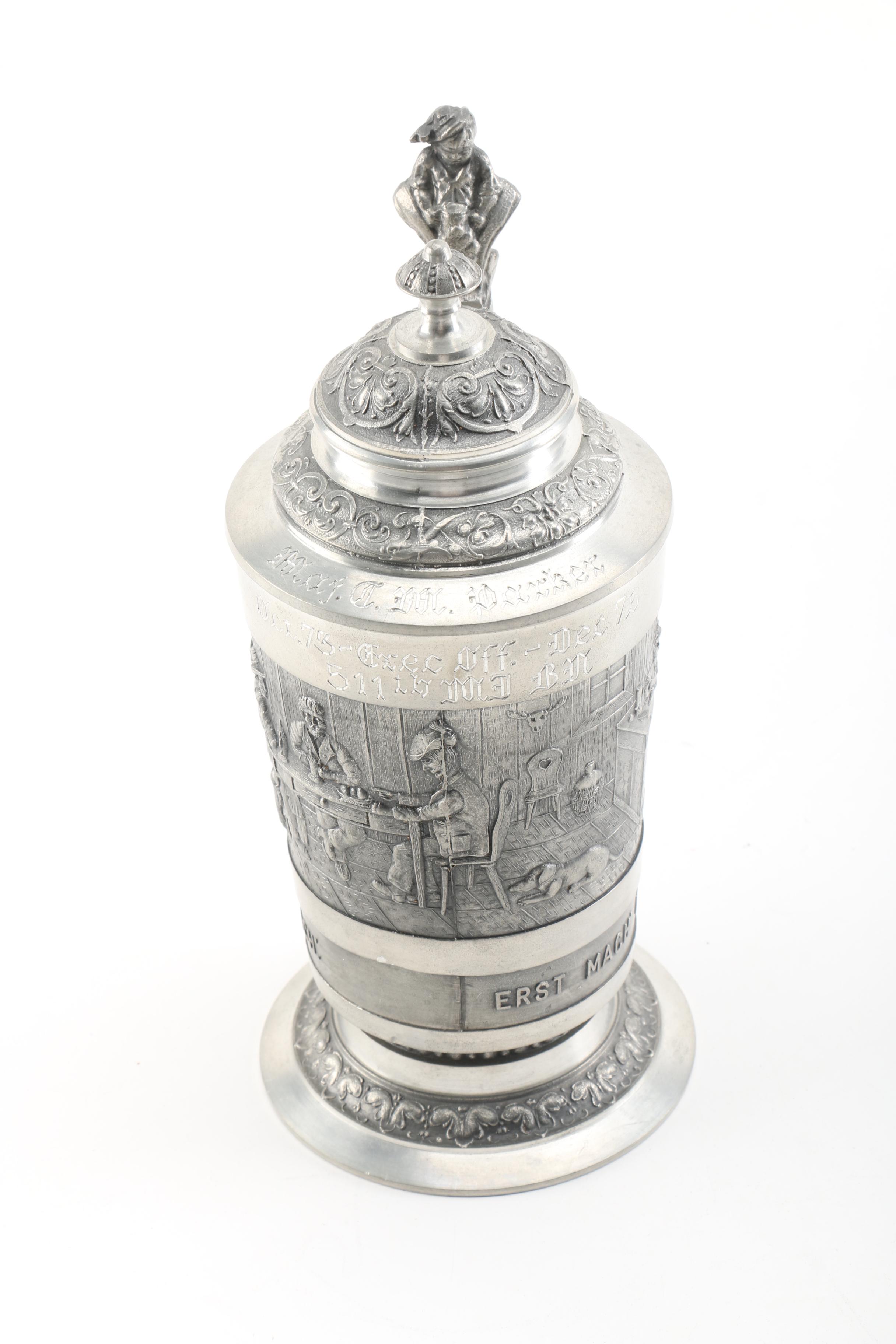 German Wedding Cups and Pewter Mug Collection