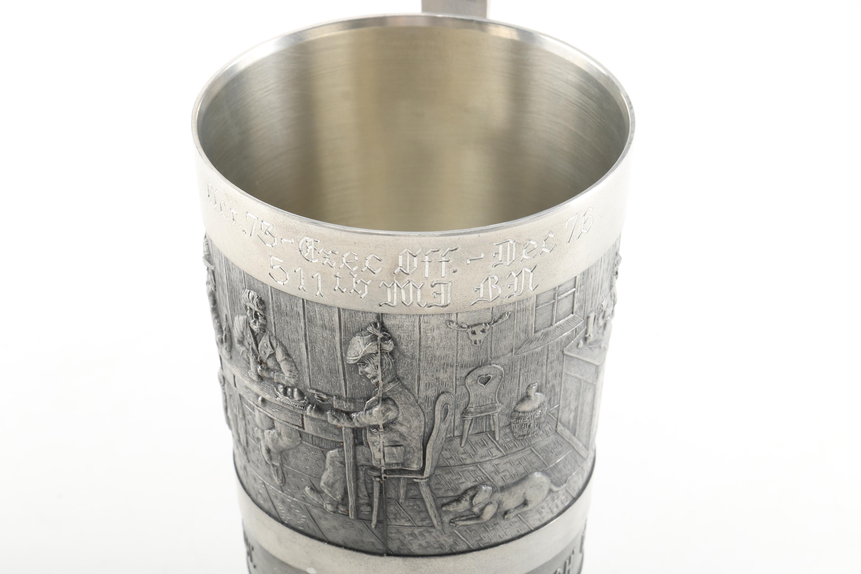 German Wedding Cups and Pewter Mug Collection