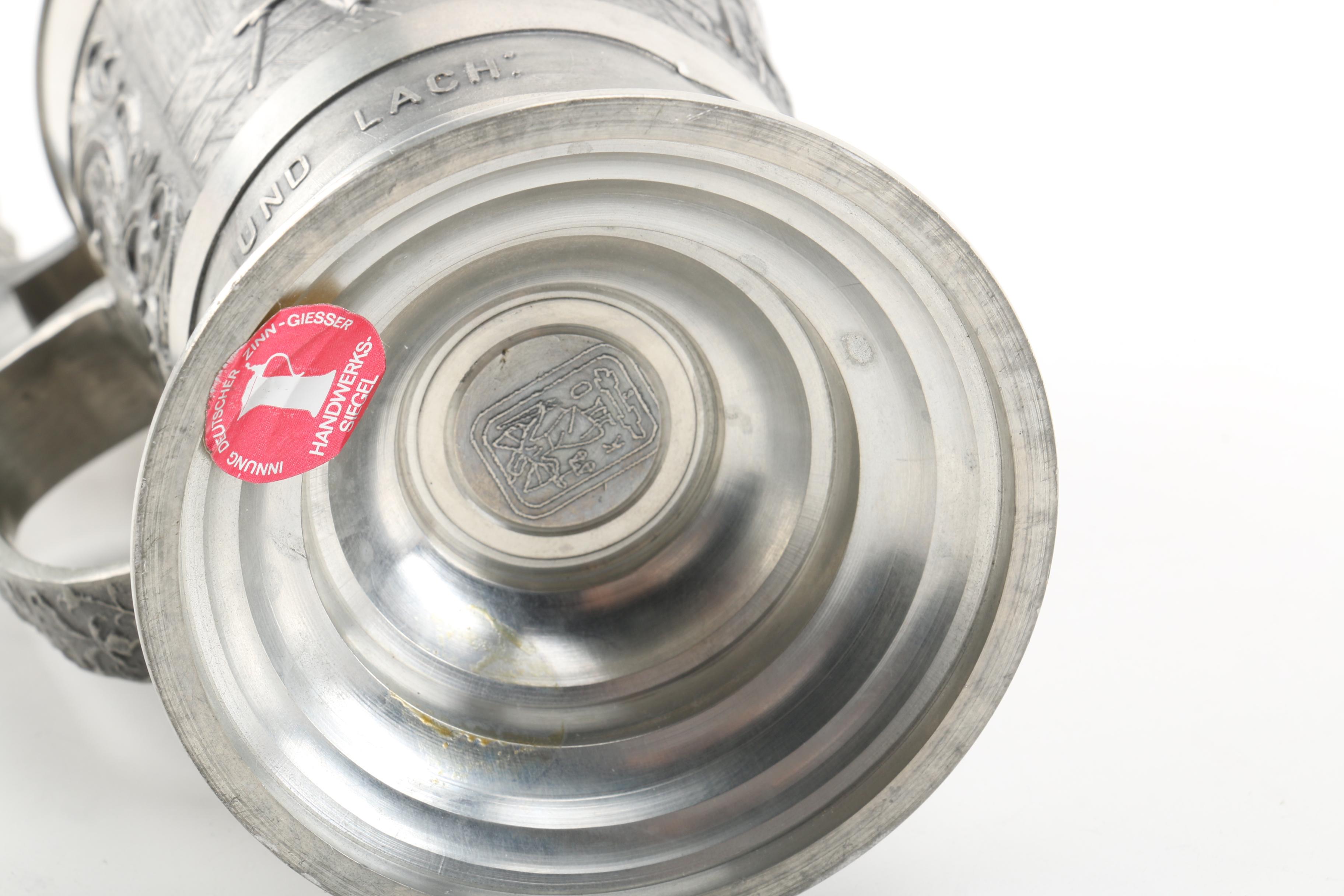 German Wedding Cups and Pewter Mug Collection