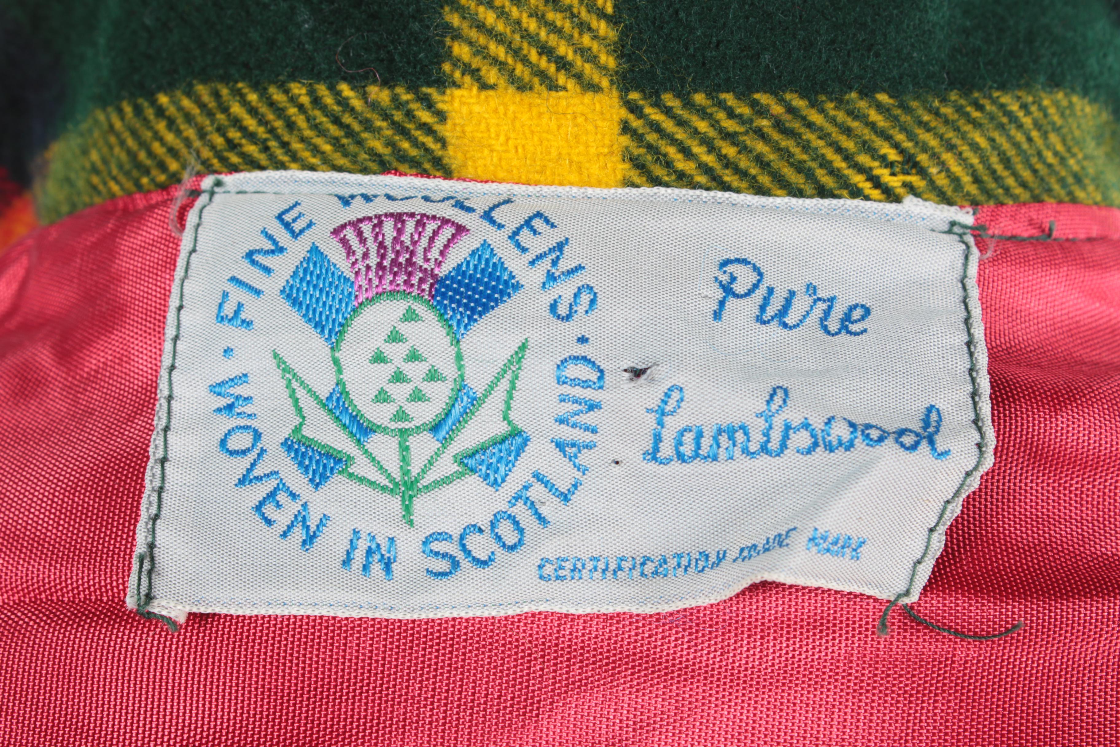 Women's Scottish Lambswool Plaid Cape