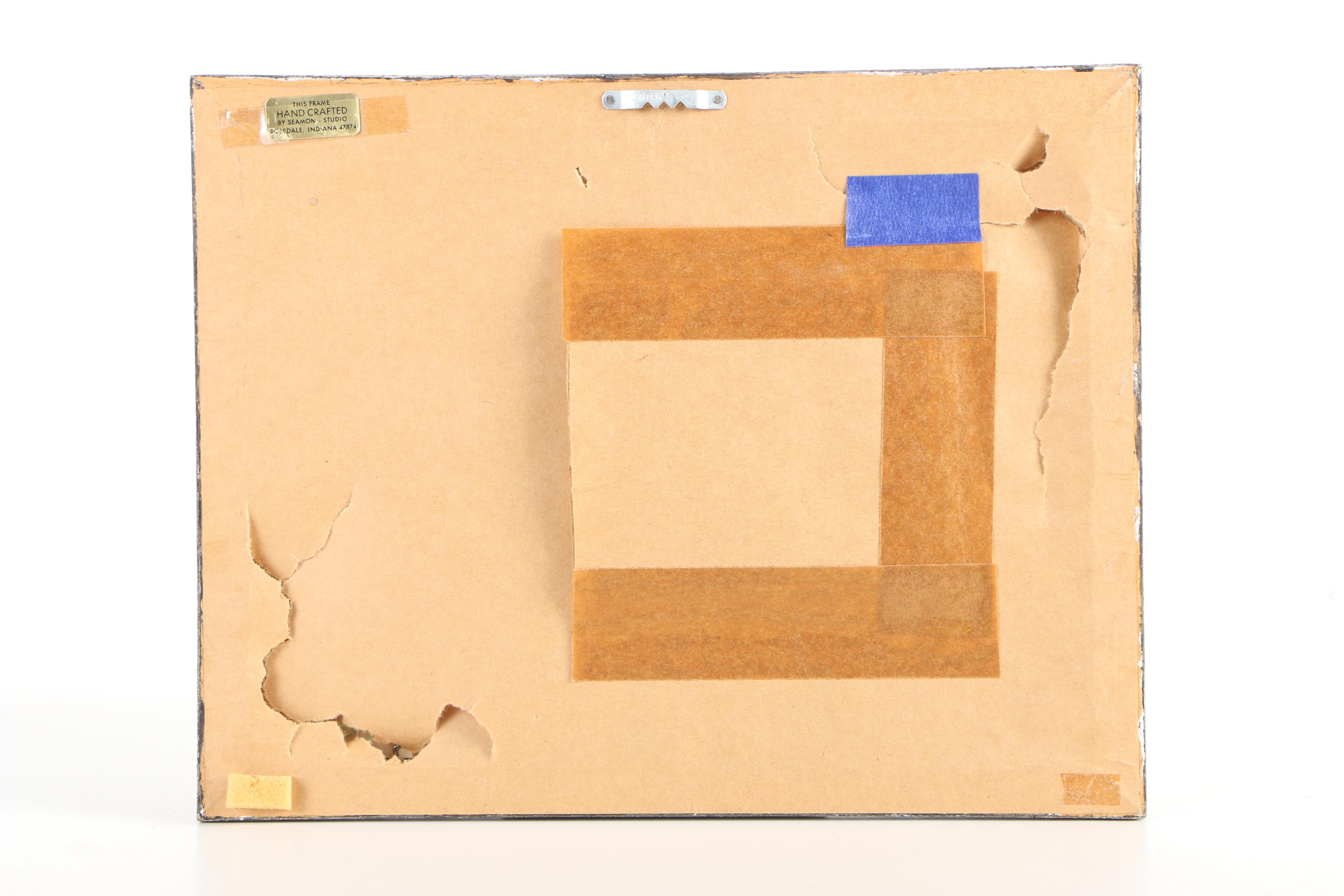 D. Omer Seamon Watercolor Landscape on Paper