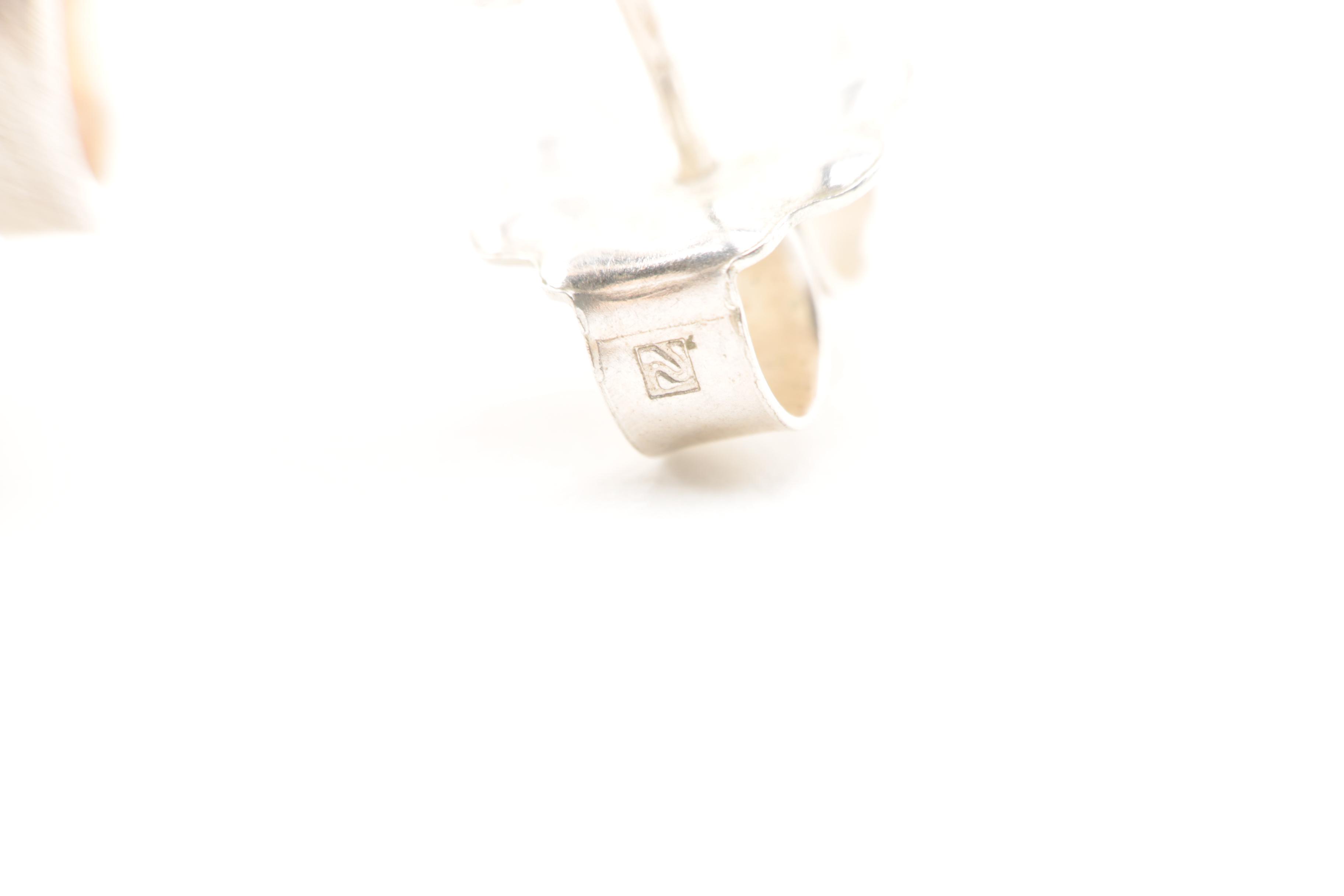 Sterling Silver and Gemstone Dangle Earrings