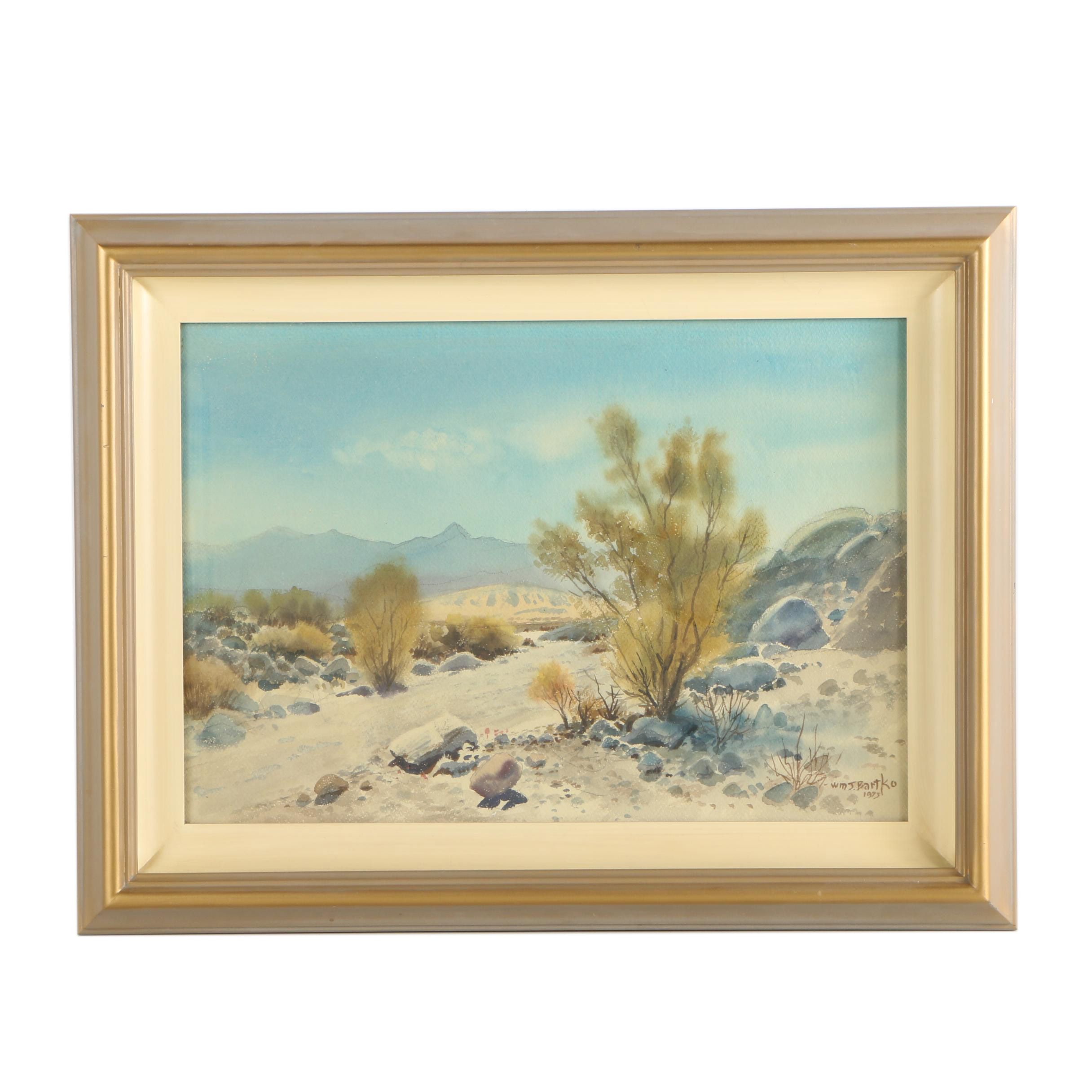 William J. Bartko Watercolor Painting