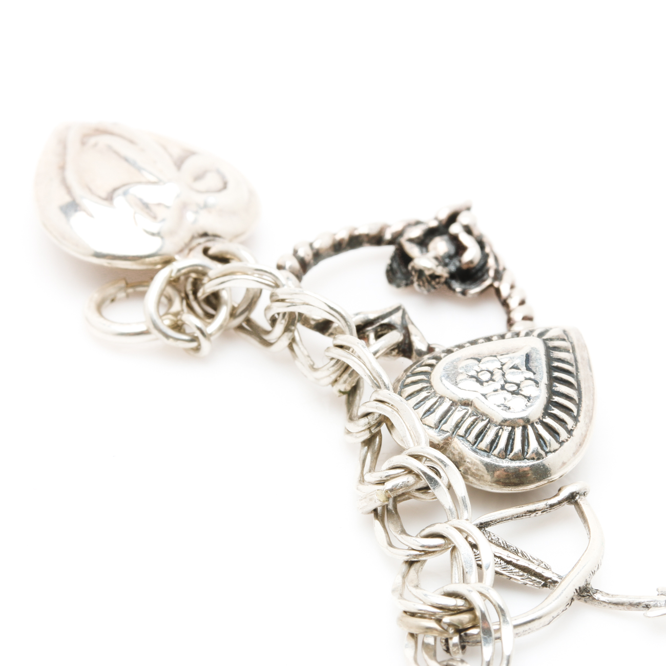 Sterling Silver Jewelry Assortment Featuring Charms