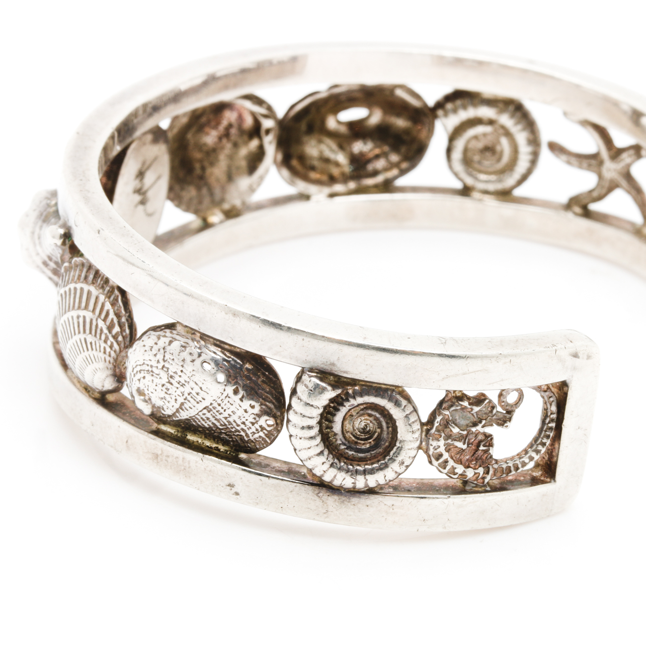 Two Sterling Silver Lapis Lazuli Bracelets