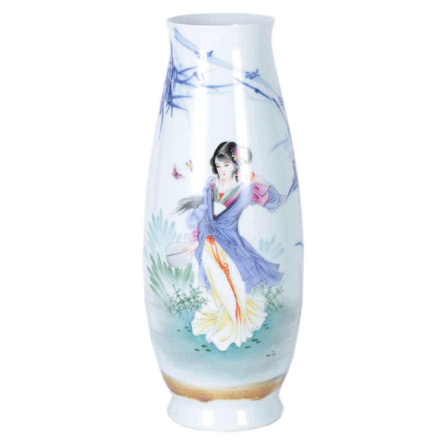 Hand-Painted Chinese Vase