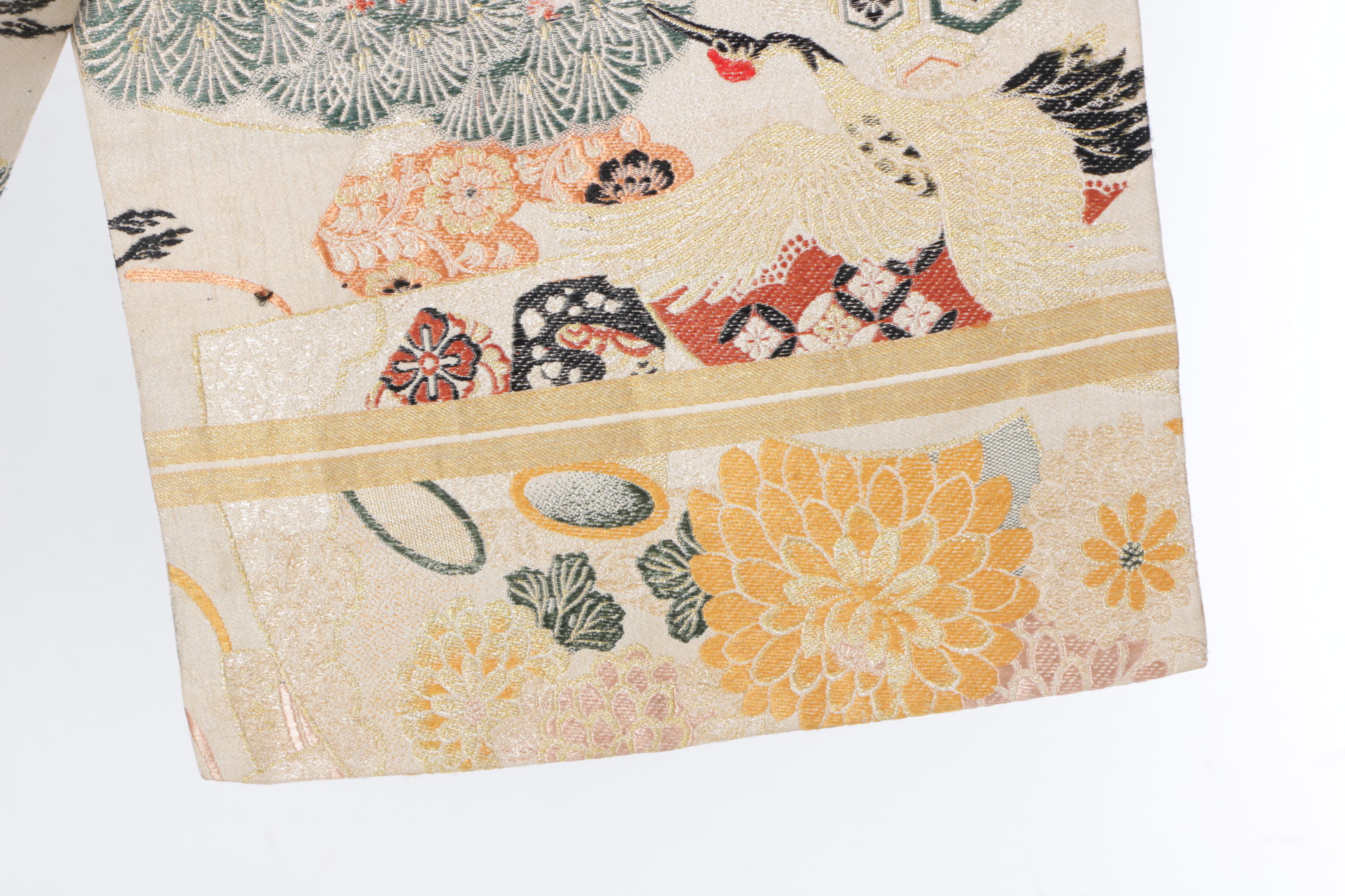 Vintage Japanese Silk Brocade Obis