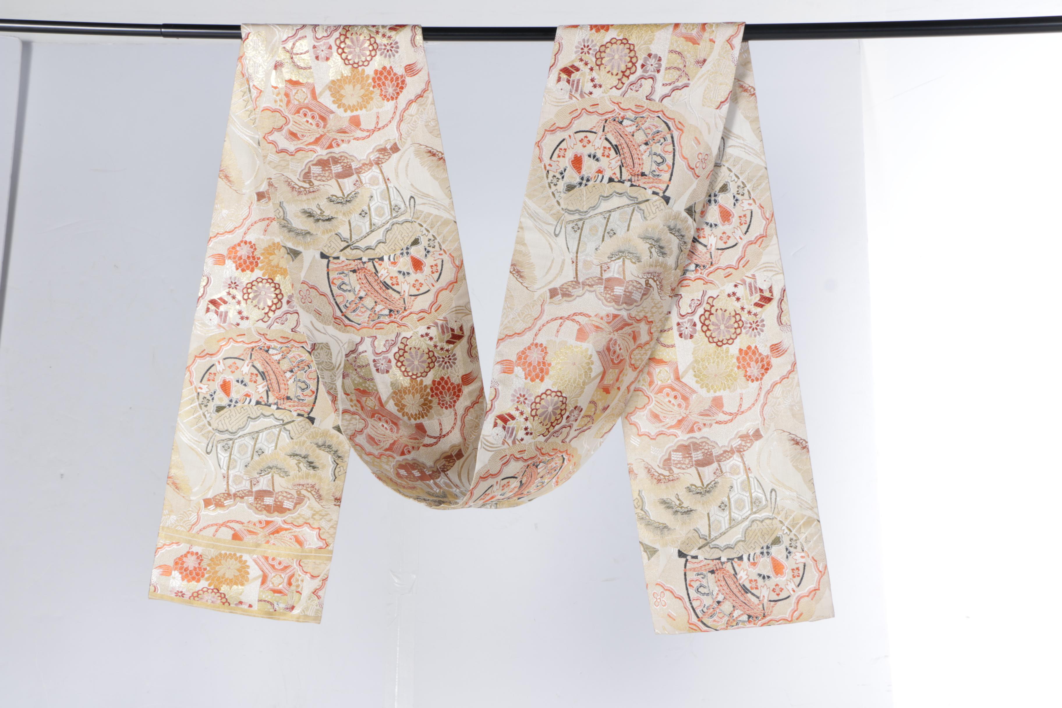 Vintage Japanese Silk Brocade Obis