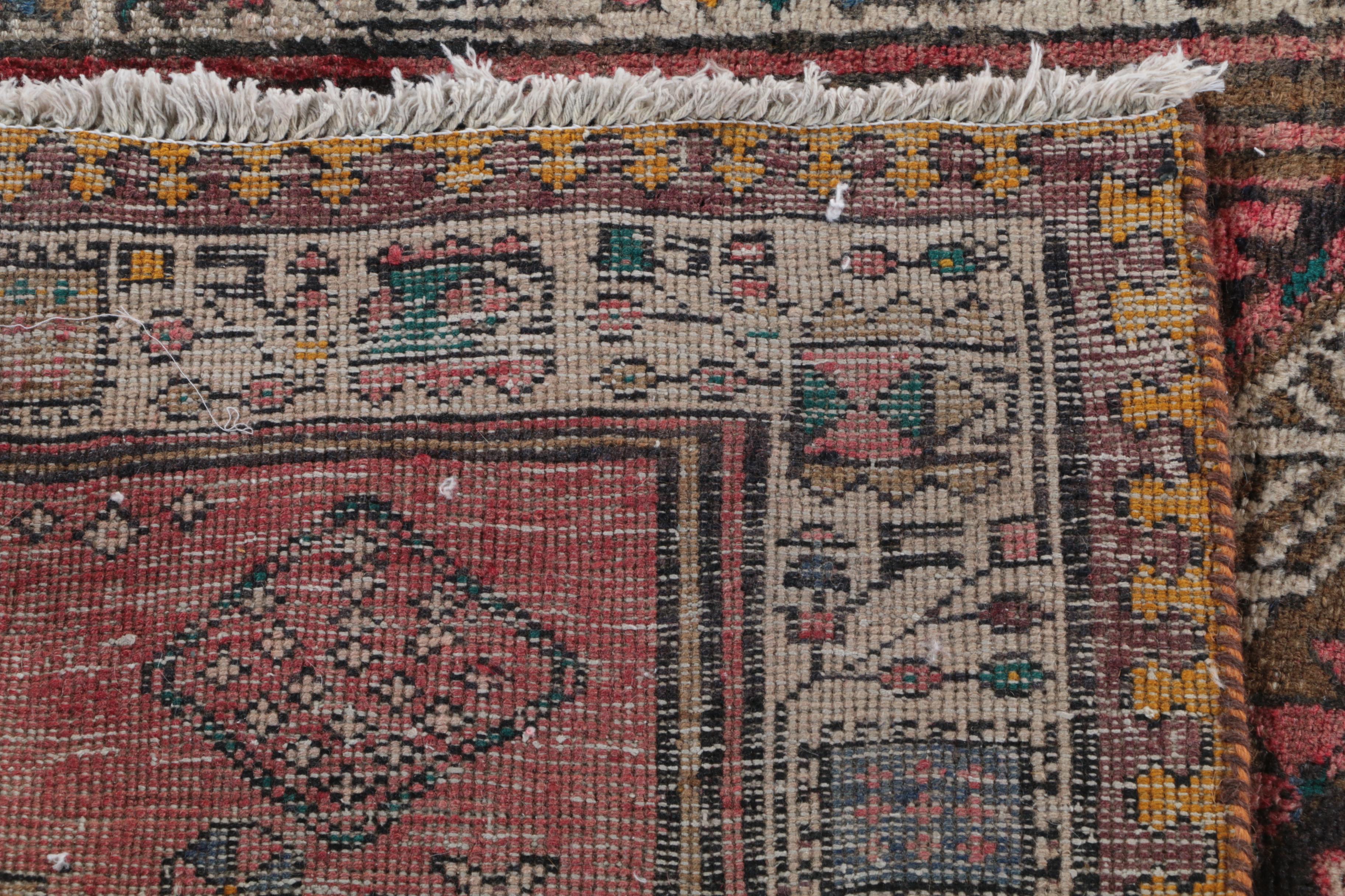 Hand-Knotted Kurdish Quchan Carpet Runner