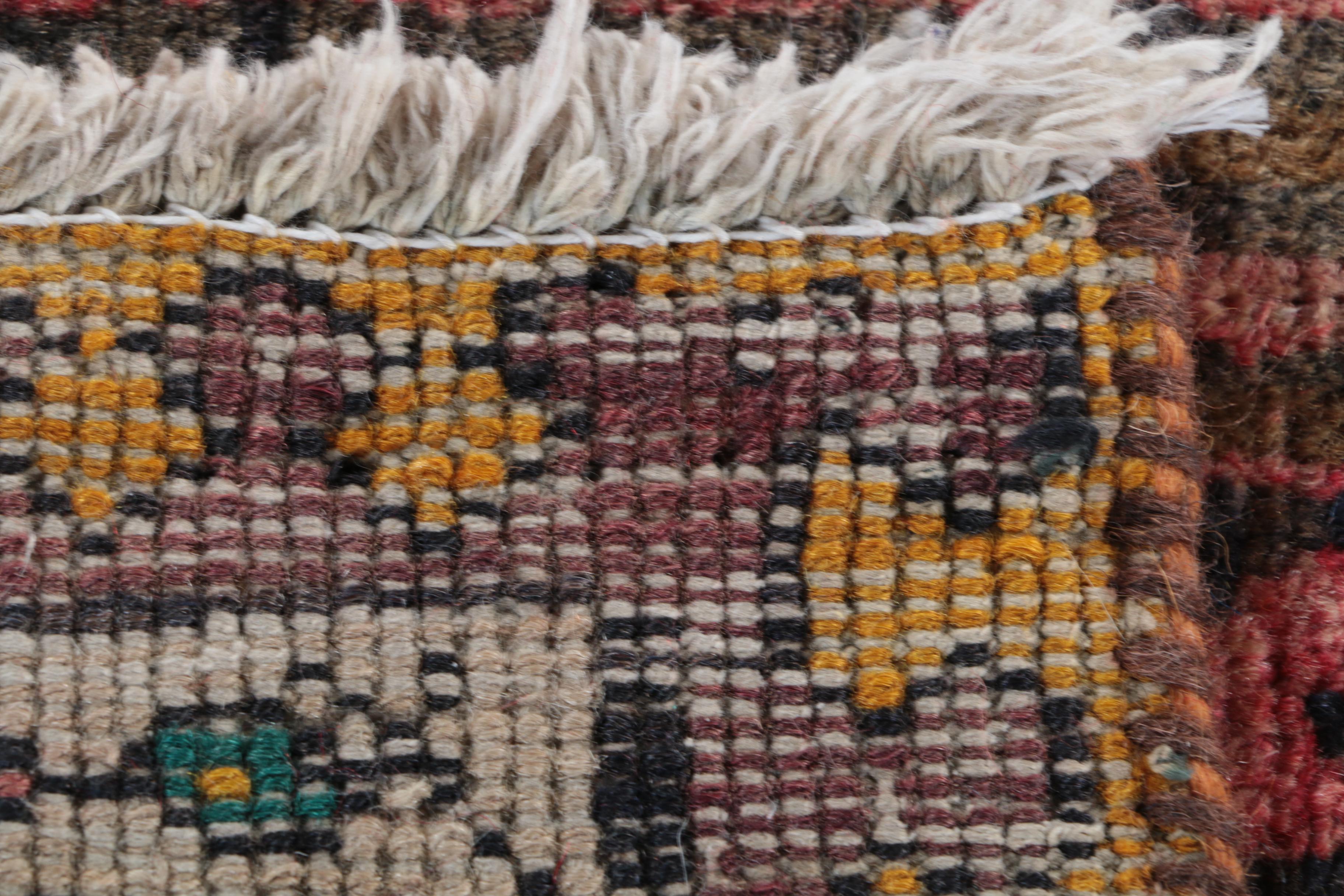 Hand-Knotted Kurdish Quchan Carpet Runner