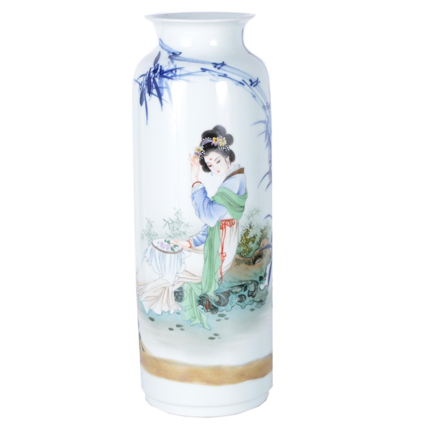 Chinese Ceramic Sleeve Vase
