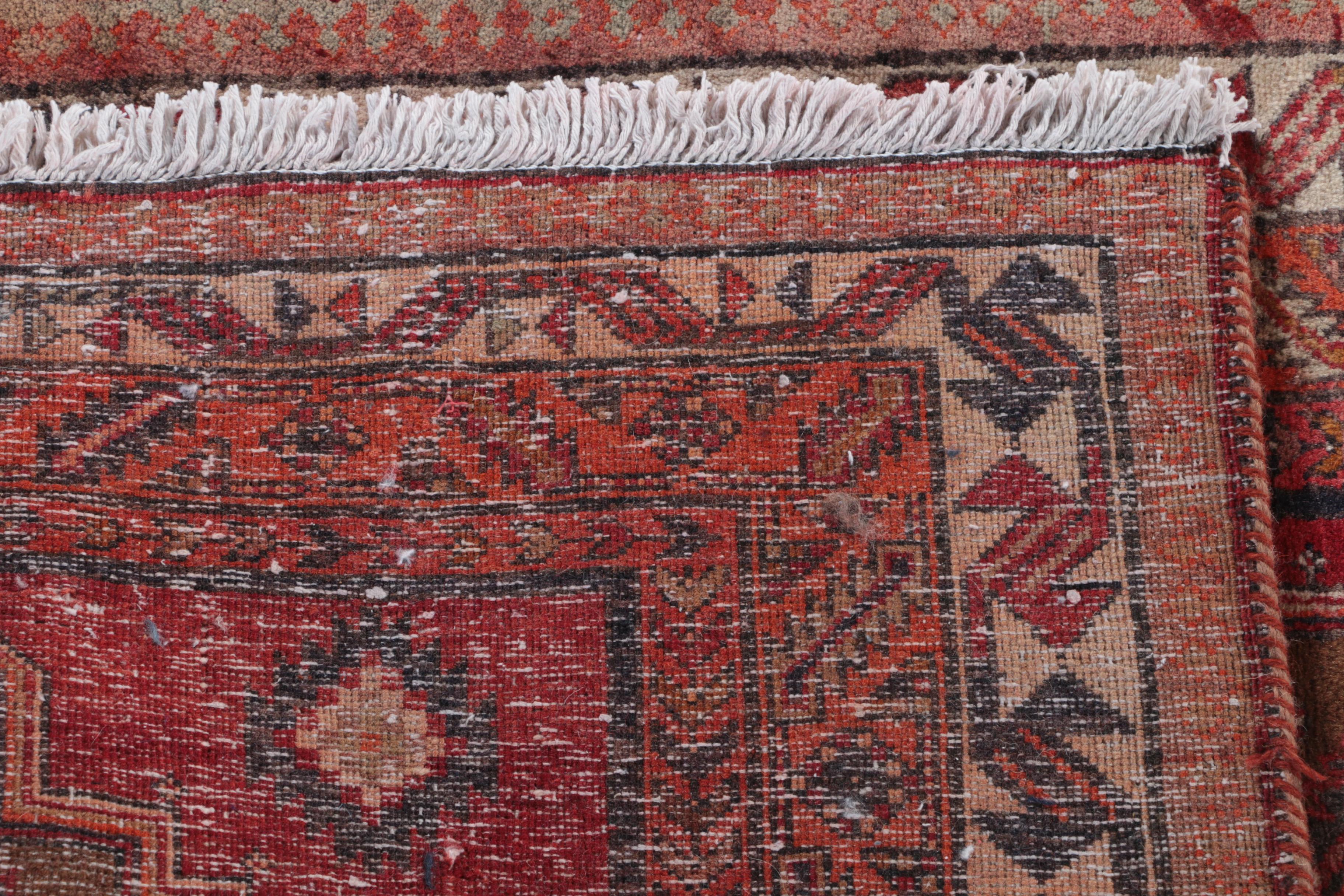 Hand-Knotted Caucasian Wool Carpet Runner