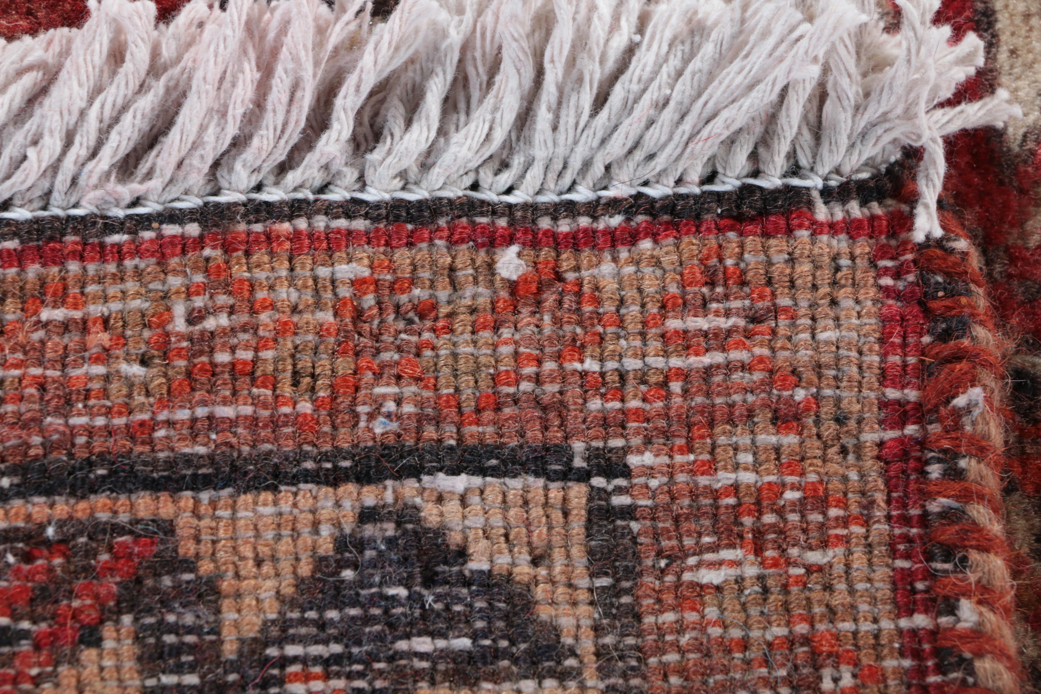 Hand-Knotted Caucasian Wool Carpet Runner