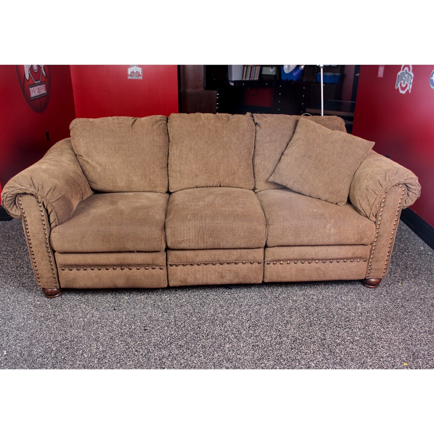 Upholstered Recliner Sofa