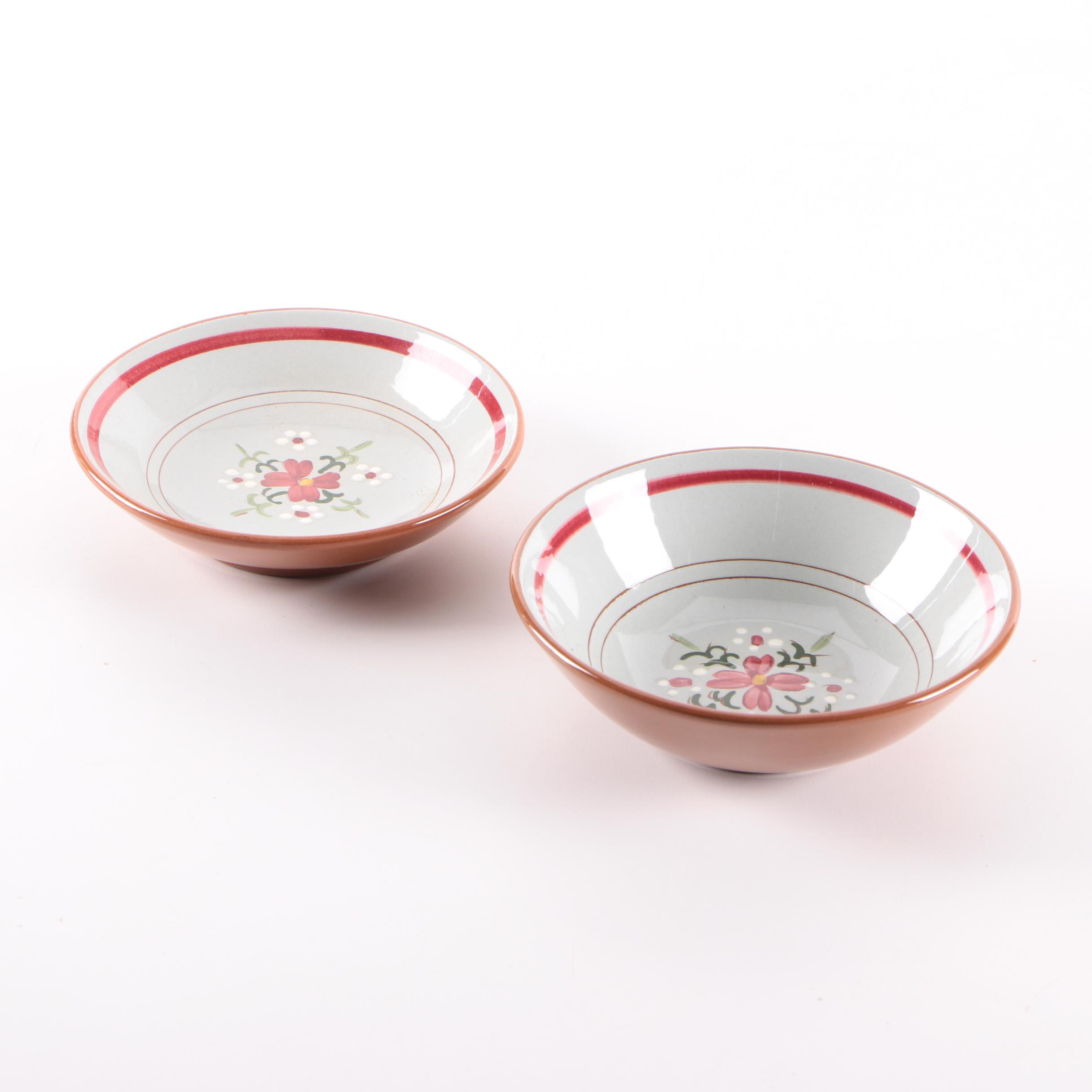 Vintage Stangl Pottery "Garland" Cereal Bowls