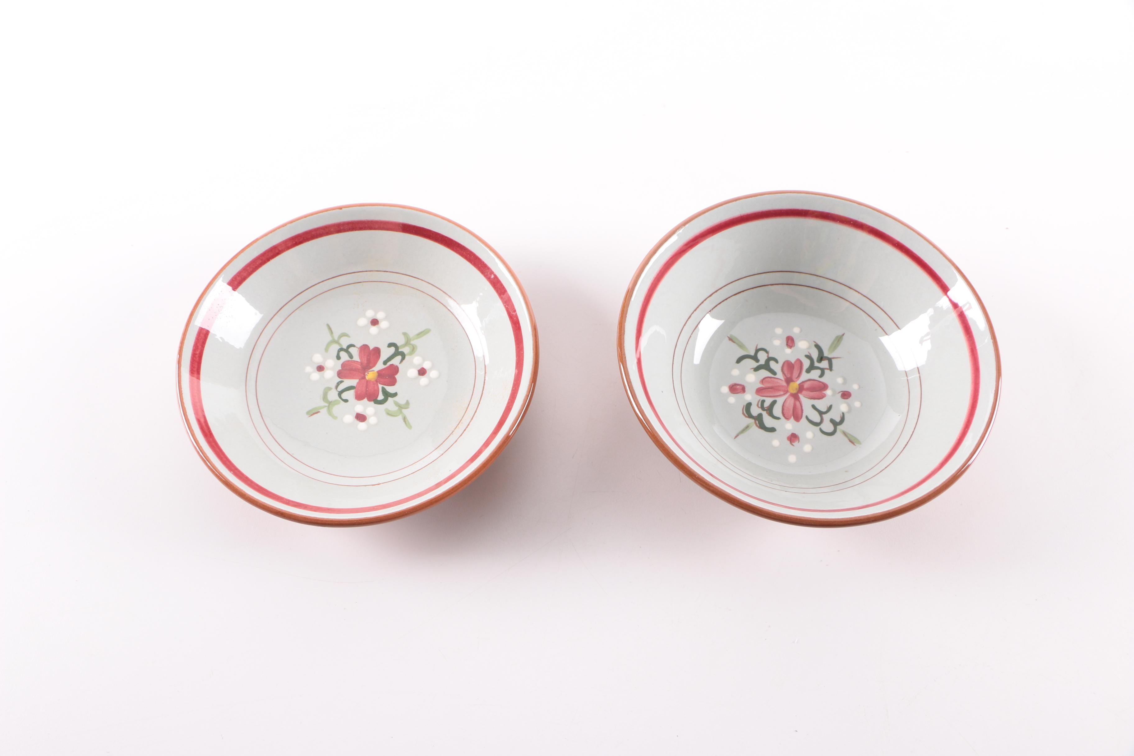 Vintage Stangl Pottery "Garland" Cereal Bowls