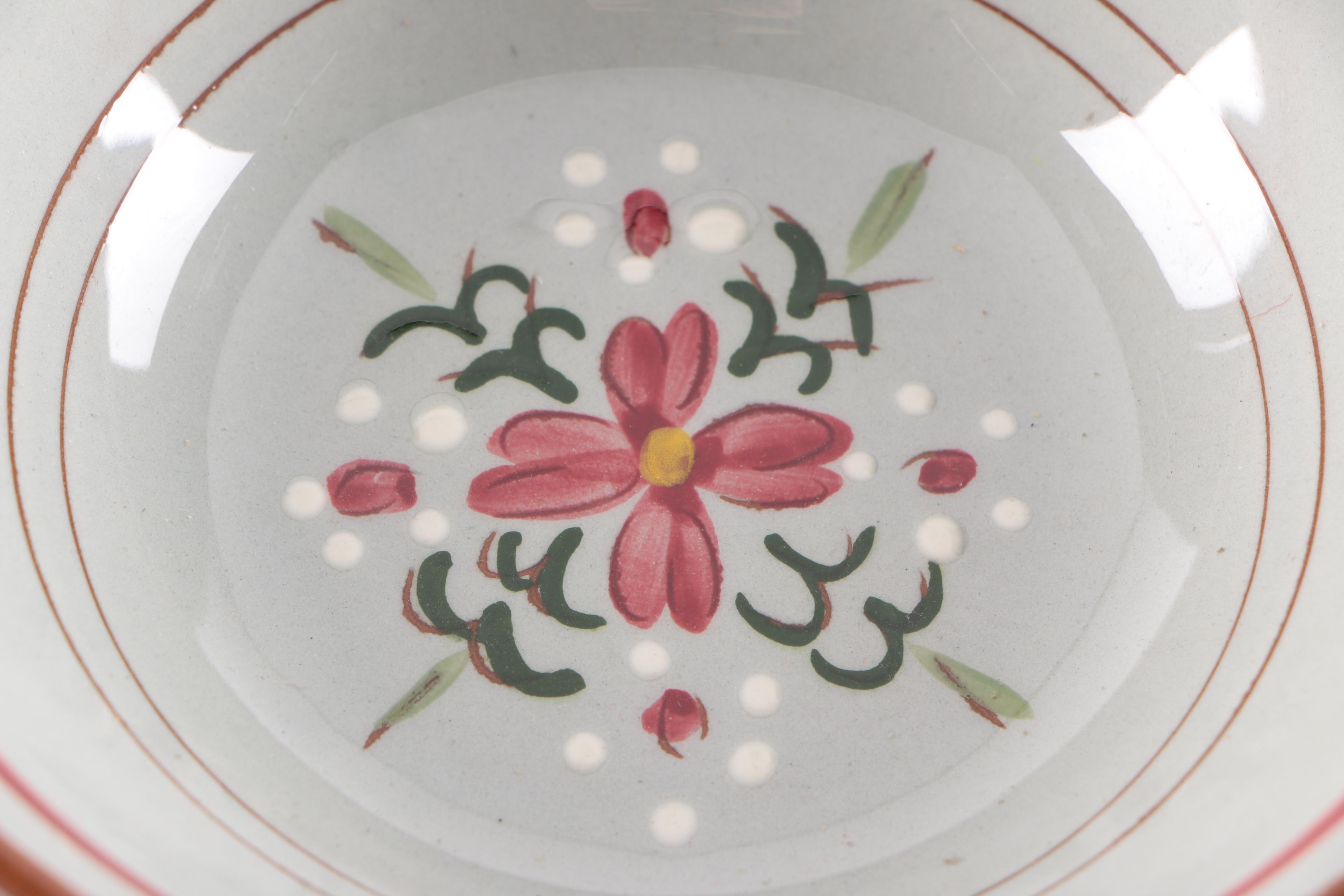 Vintage Stangl Pottery "Garland" Cereal Bowls