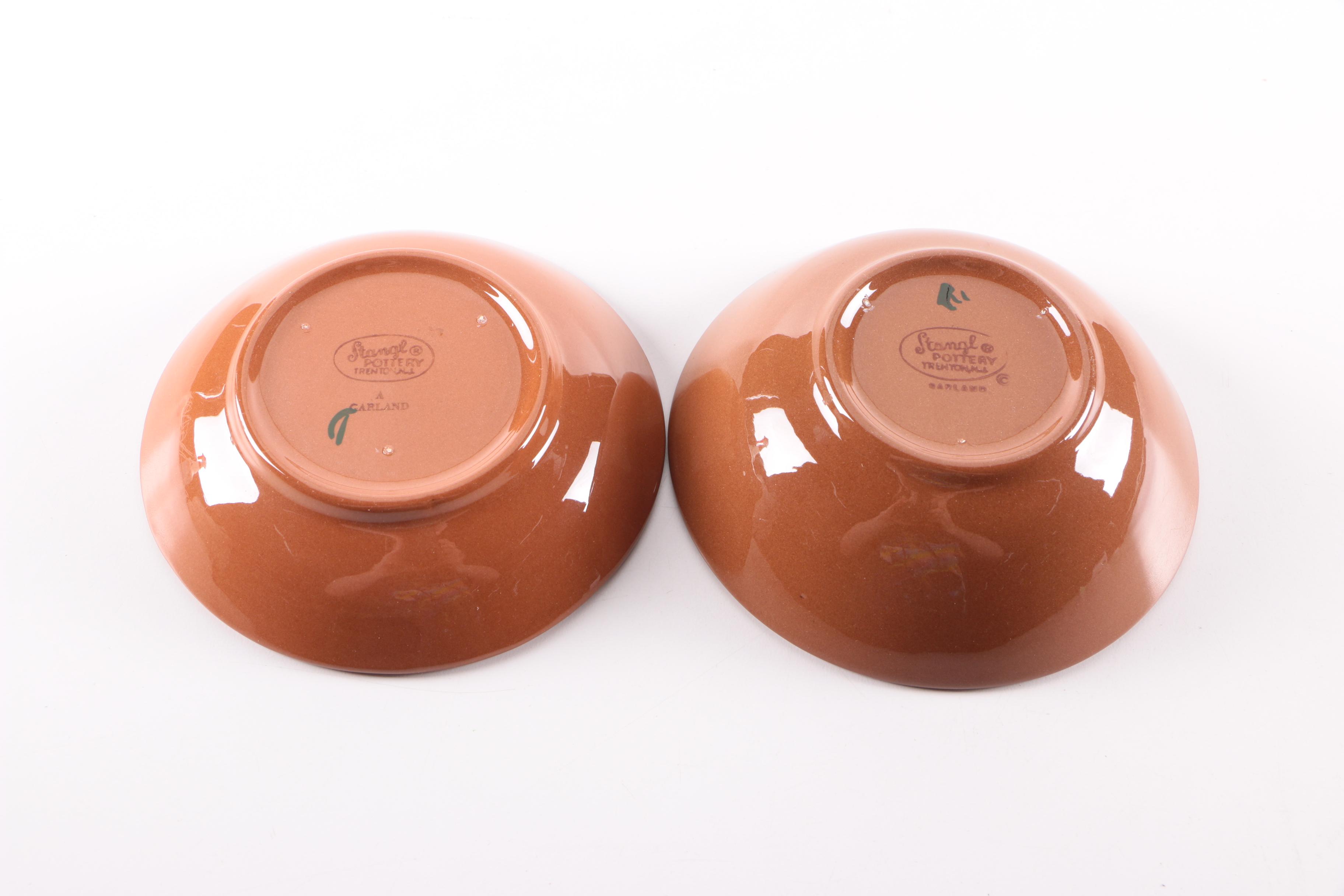 Vintage Stangl Pottery "Garland" Cereal Bowls
