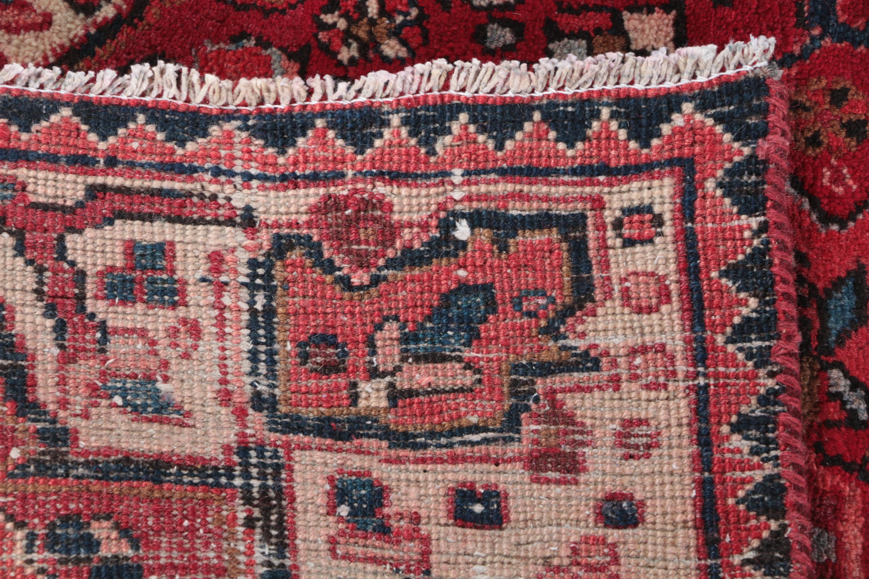 Hand-Knotted Persian Hamadan Carpet Runner