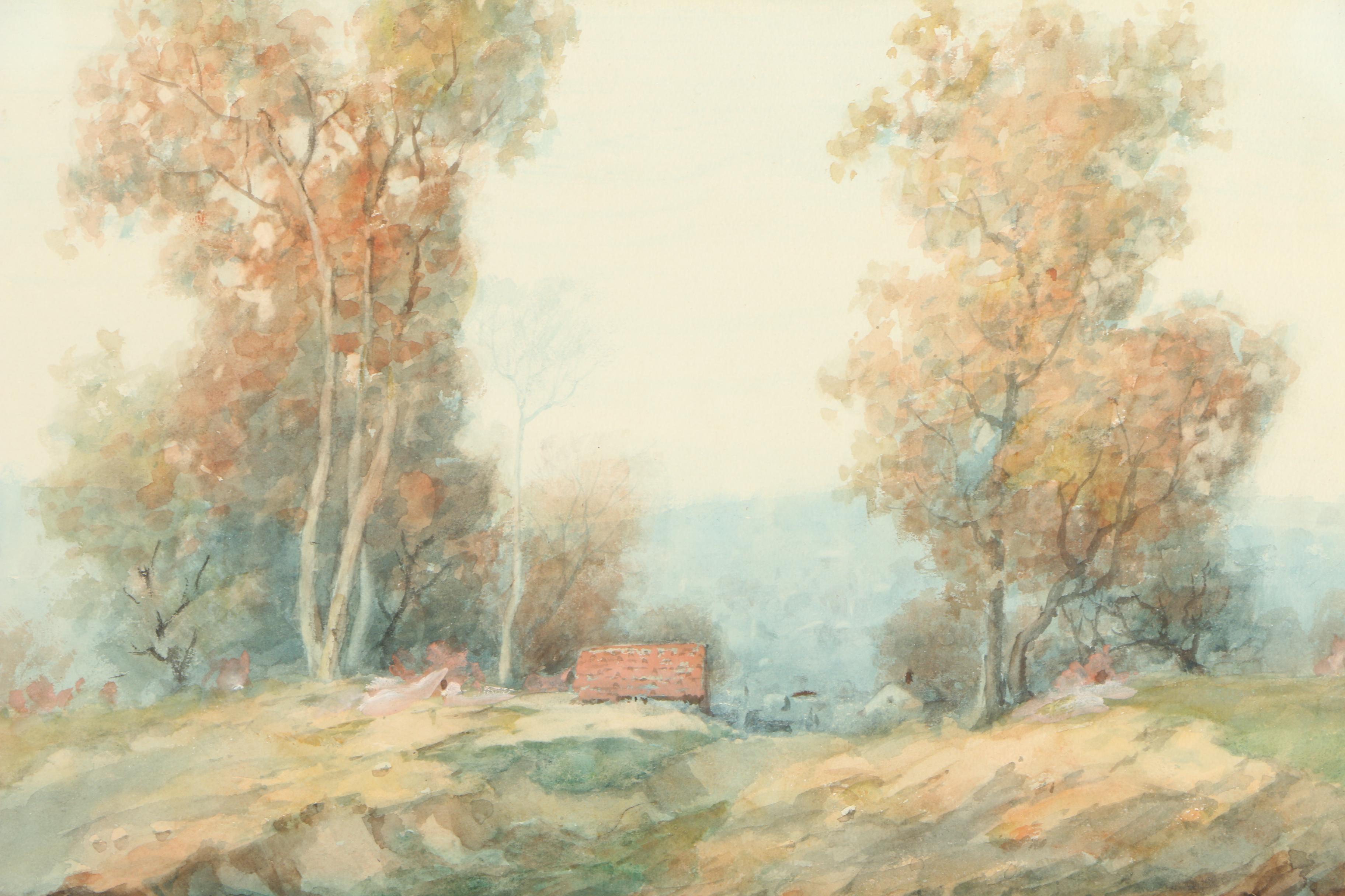 Royal H. Milleson Watercolor and Gouache Painting