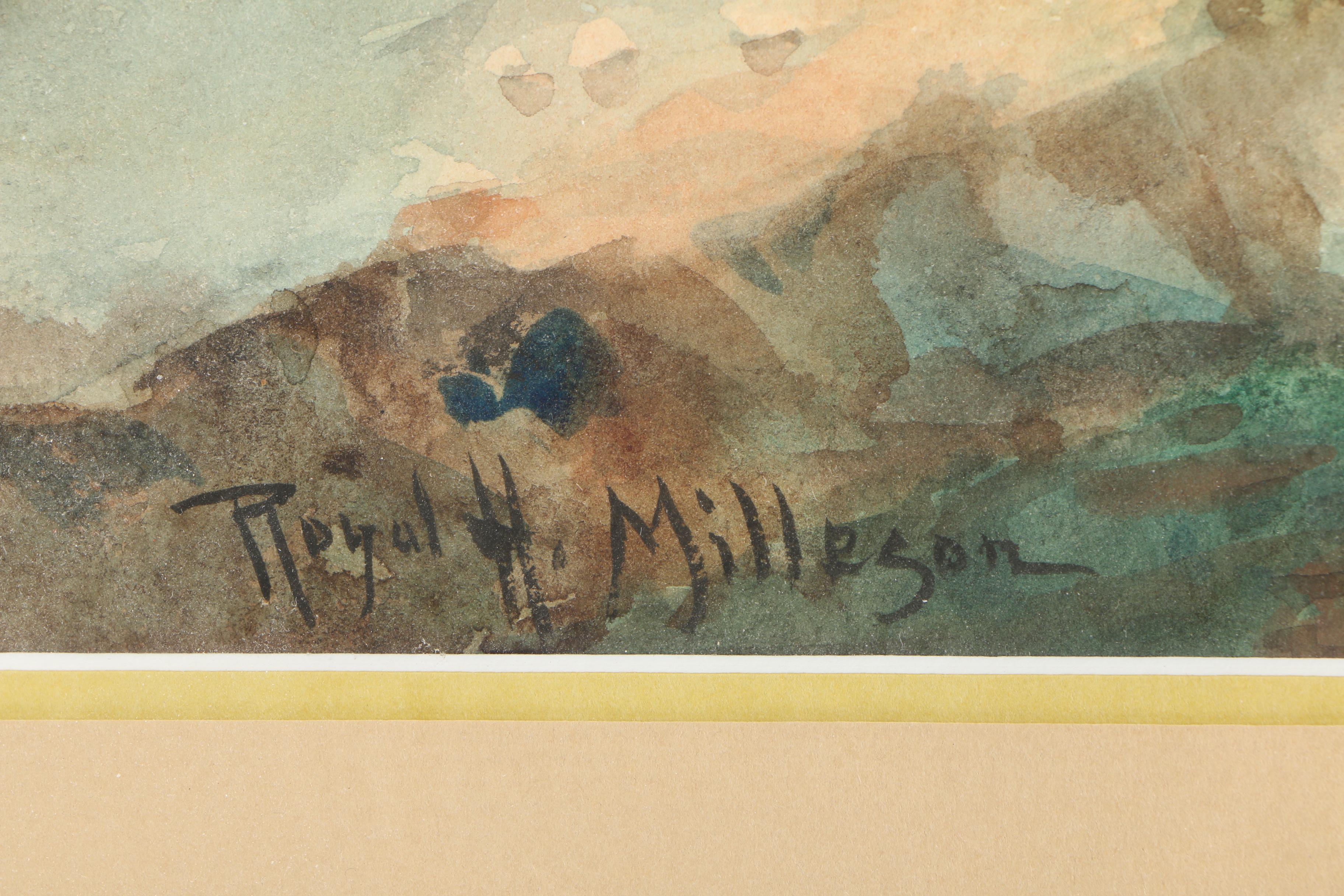 Royal H. Milleson Watercolor and Gouache Painting