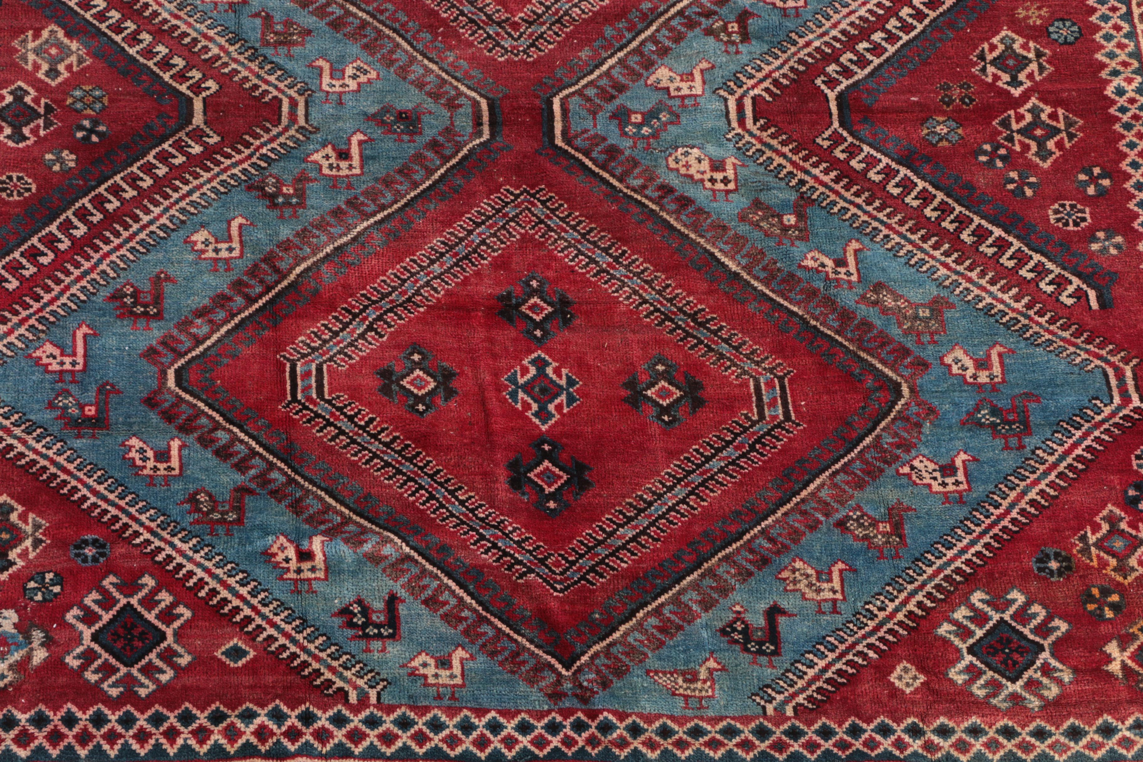 Hand-Knotted Persian Luri Tribal Area Rug