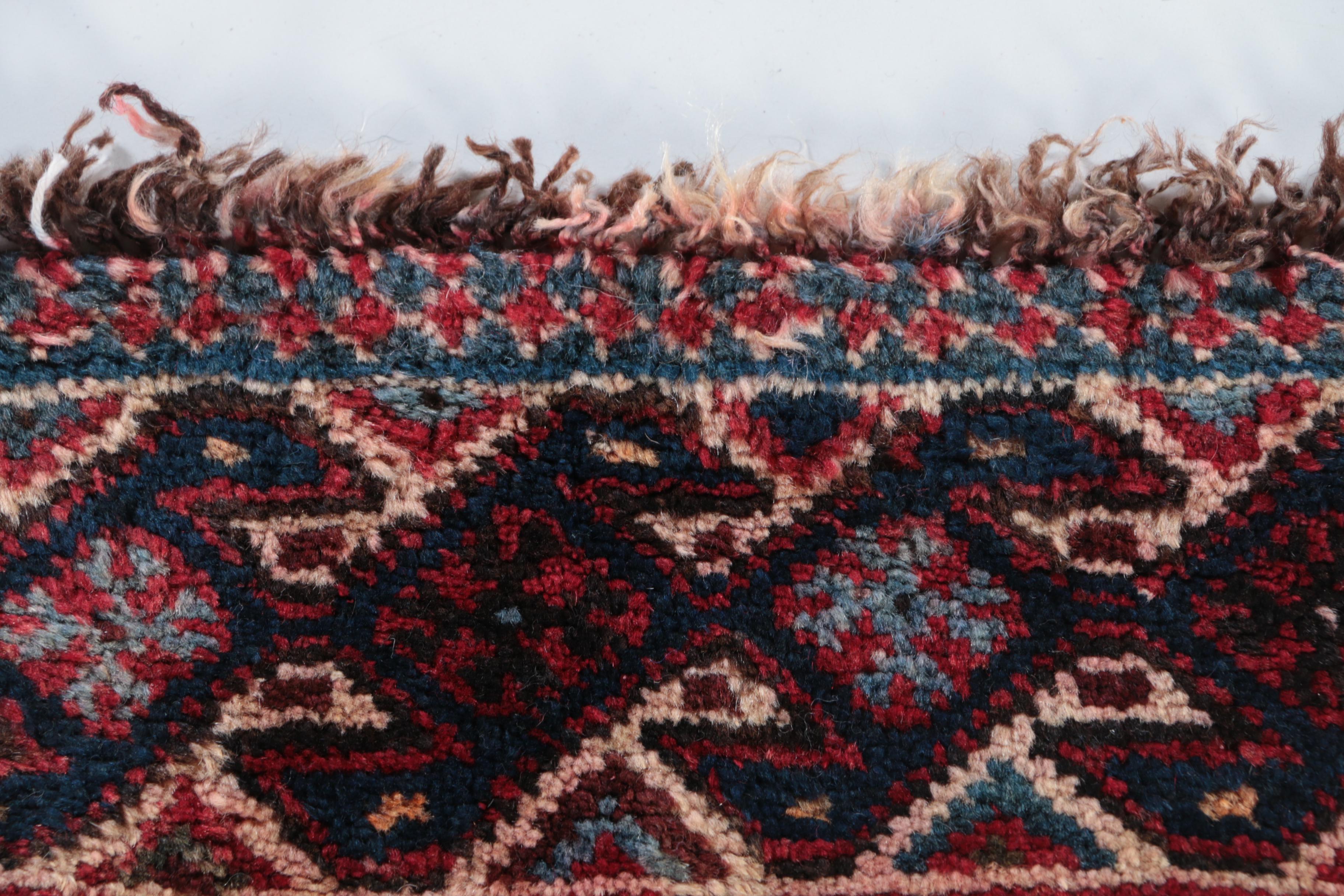 Hand-Knotted Persian Luri Tribal Area Rug