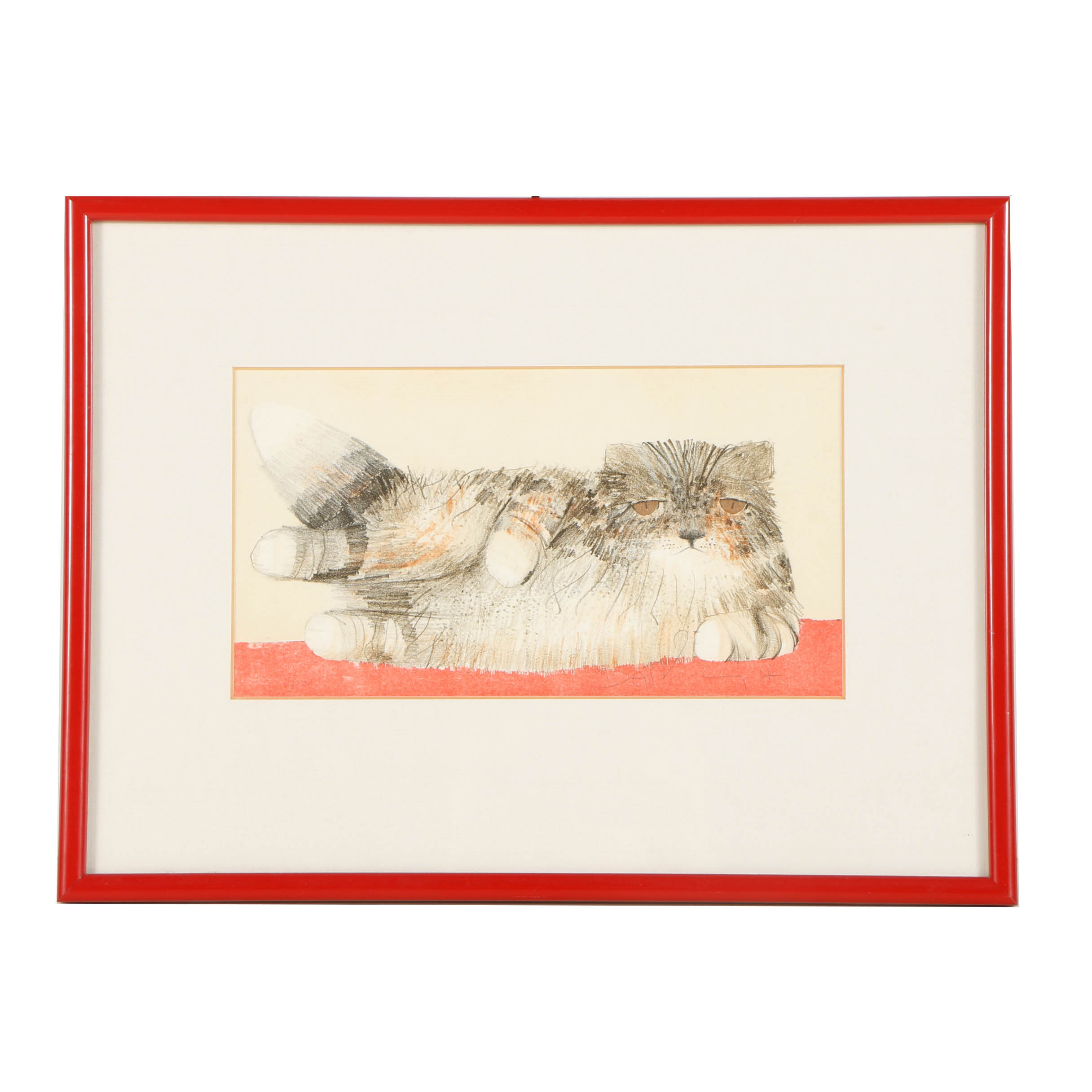 Limited Edition Embellished Lithograph