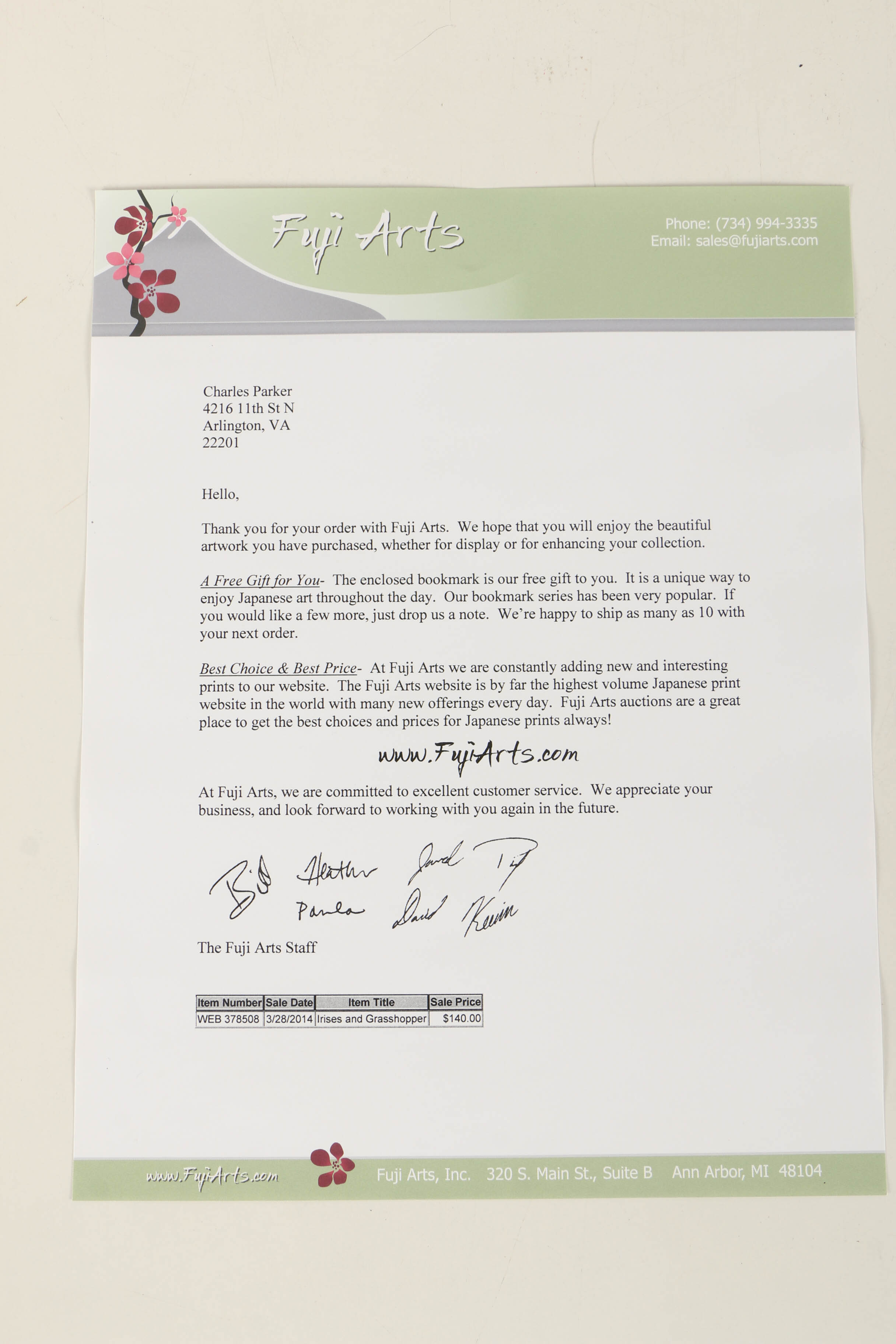 Re-strike Woodblock "Iris and Grasshopper" After Katsushika Hokusai