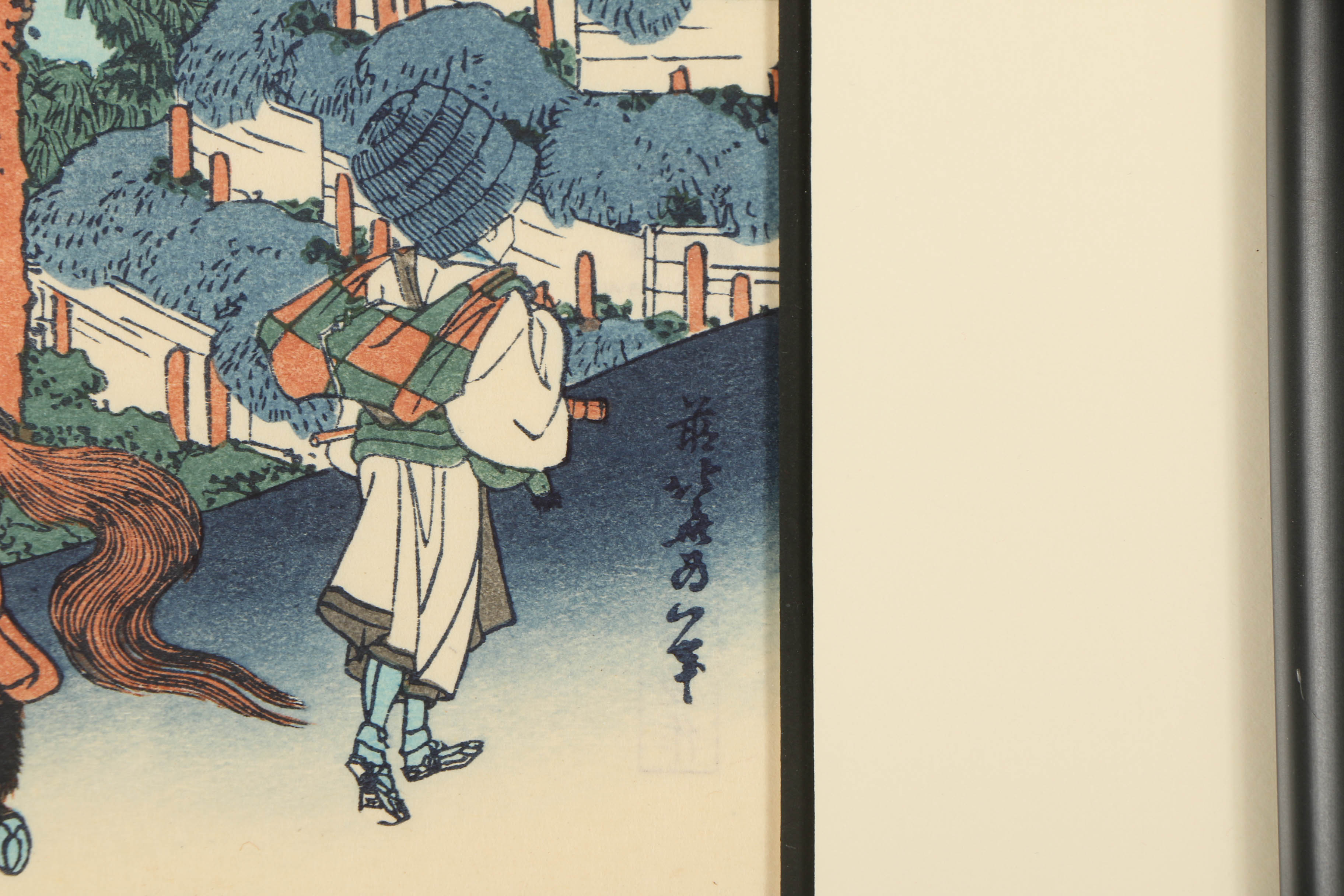 Re-Strike Woodblock "Hodogaya on the Tōkaidō" After Katsushika Hokusai