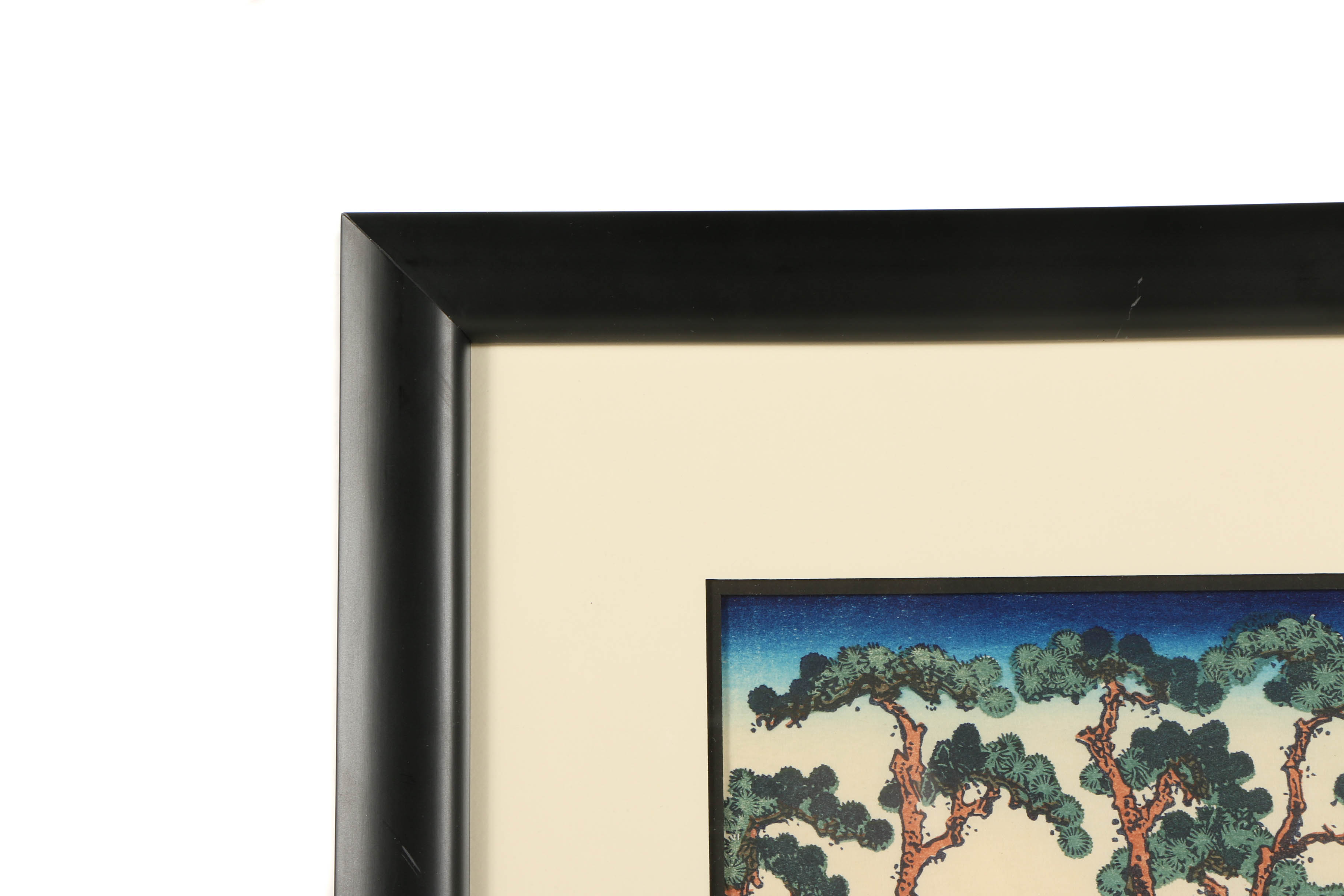 Re-Strike Woodblock "Hodogaya on the Tōkaidō" After Katsushika Hokusai