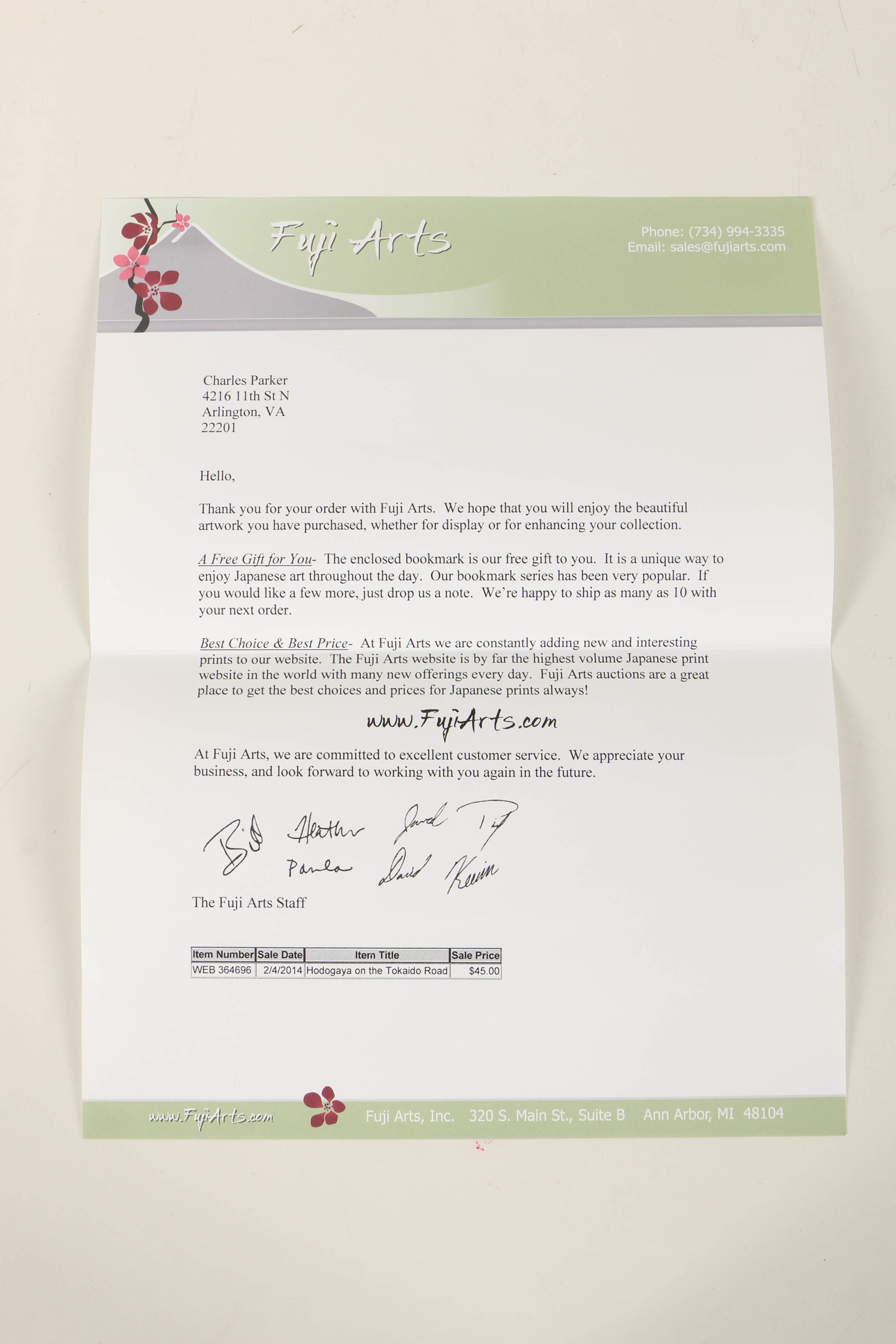 Re-Strike Woodblock "Hodogaya on the Tōkaidō" After Katsushika Hokusai