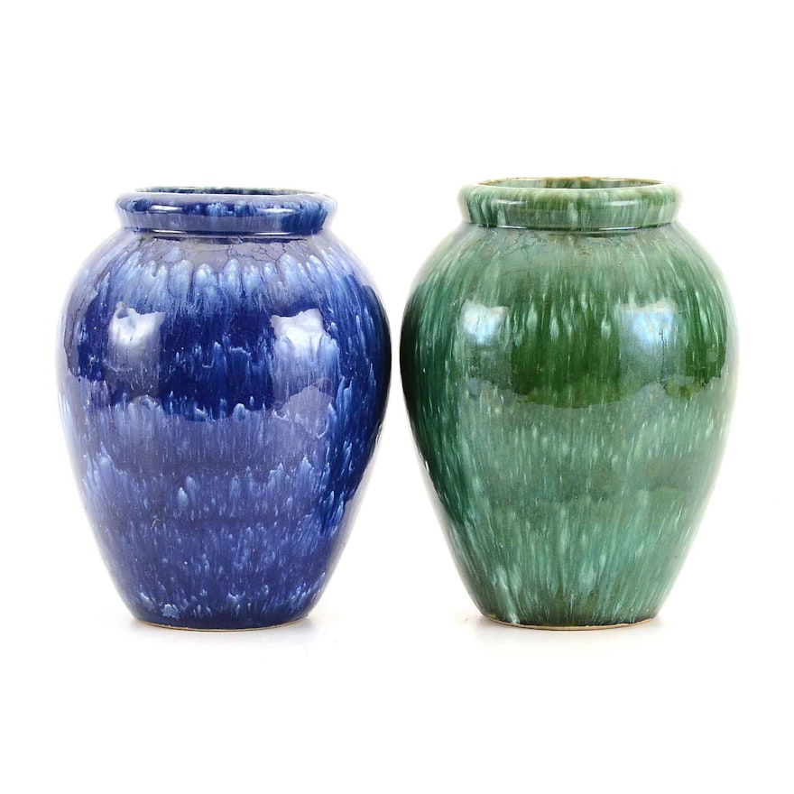 Pair of Nelson McCoy Vintage Vases