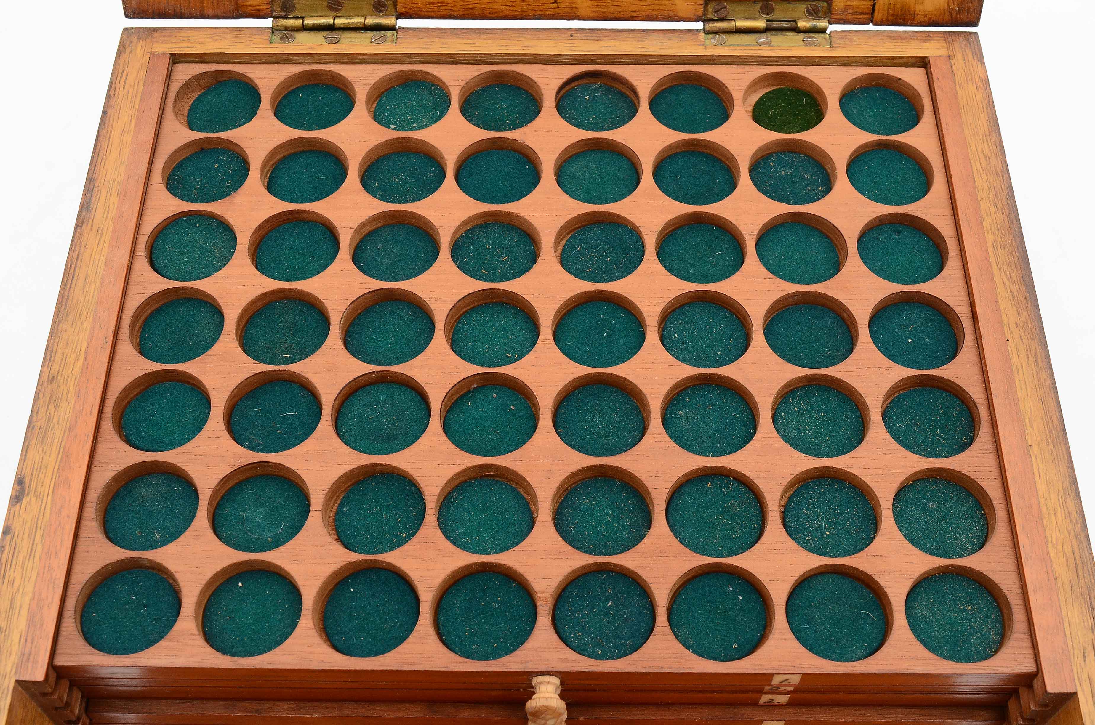 Antique Coin Collector's Box