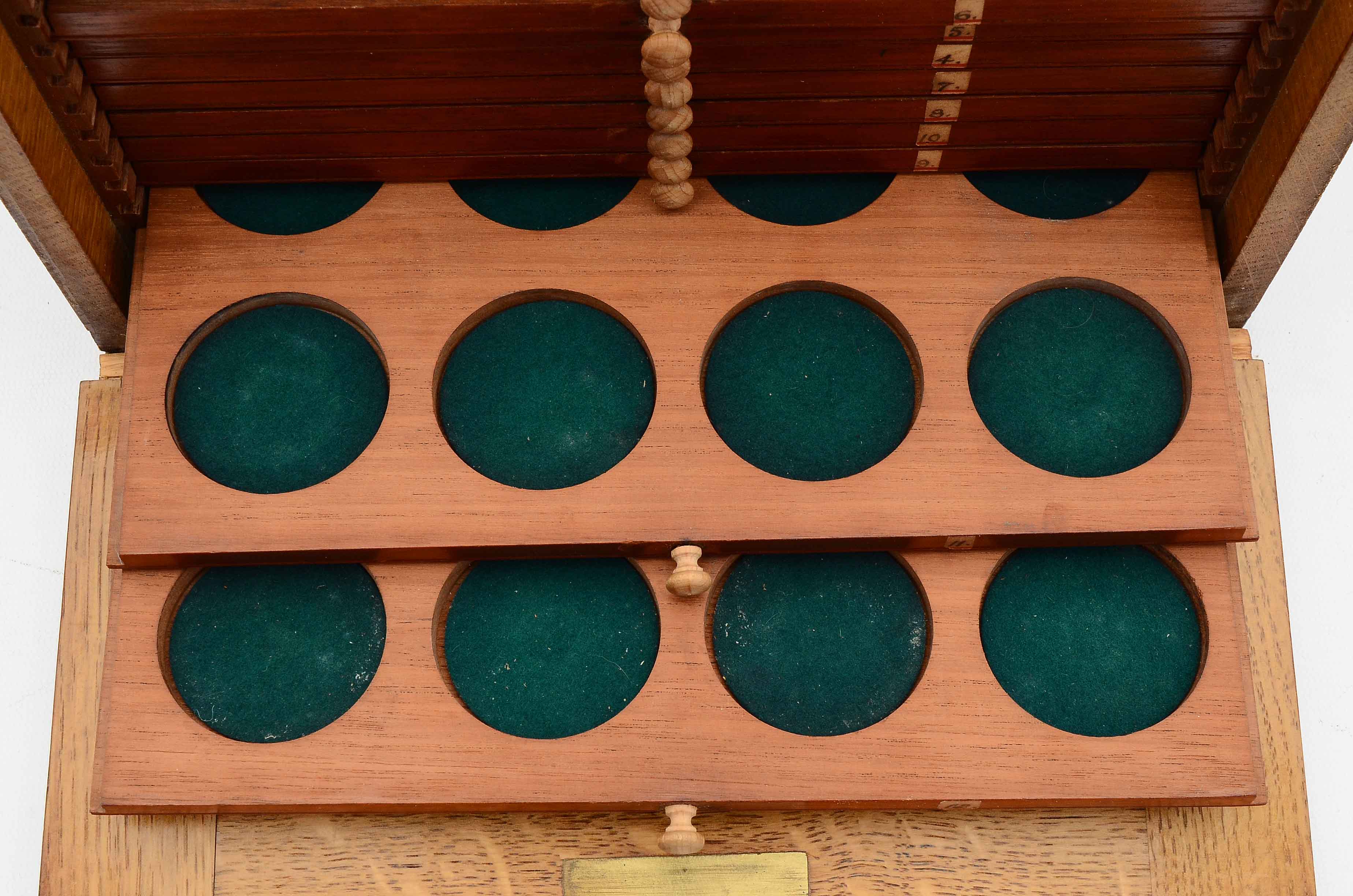Antique Coin Collector's Box