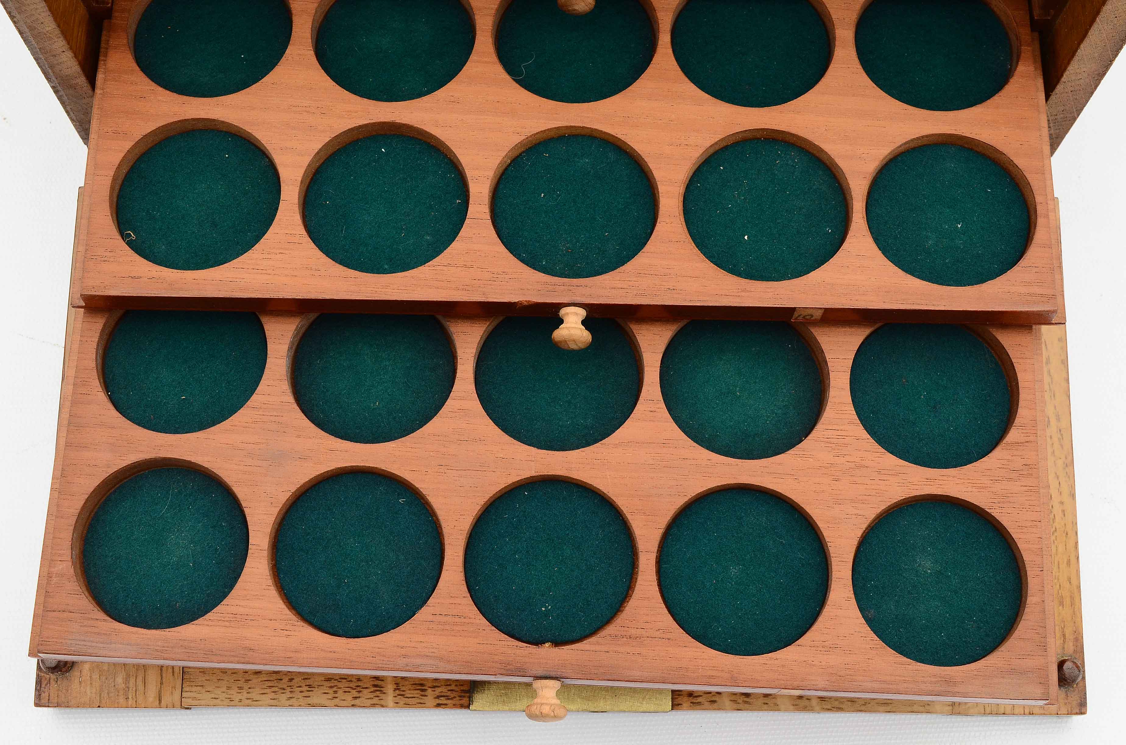 Antique Coin Collector's Box