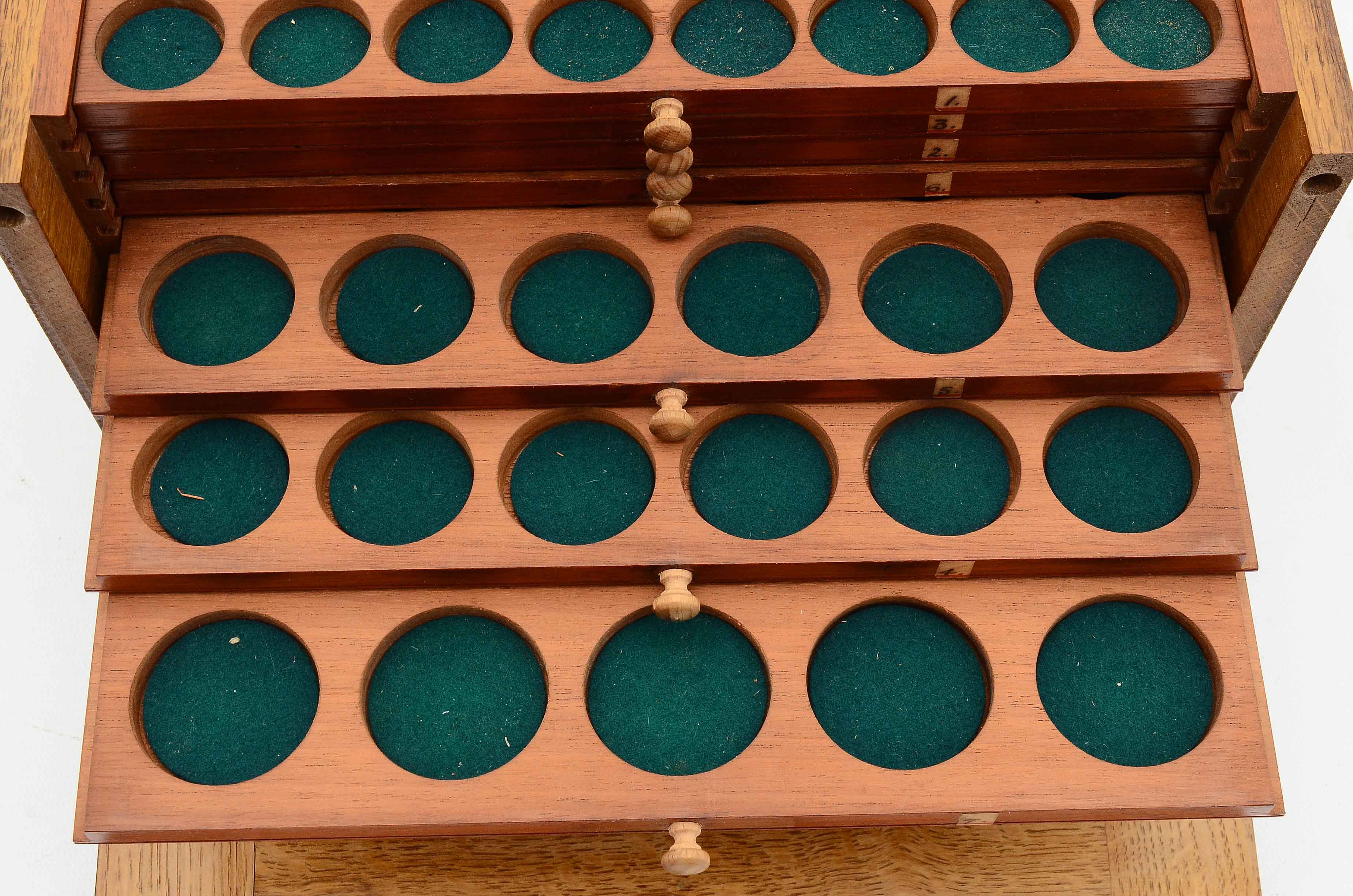 Antique Coin Collector's Box